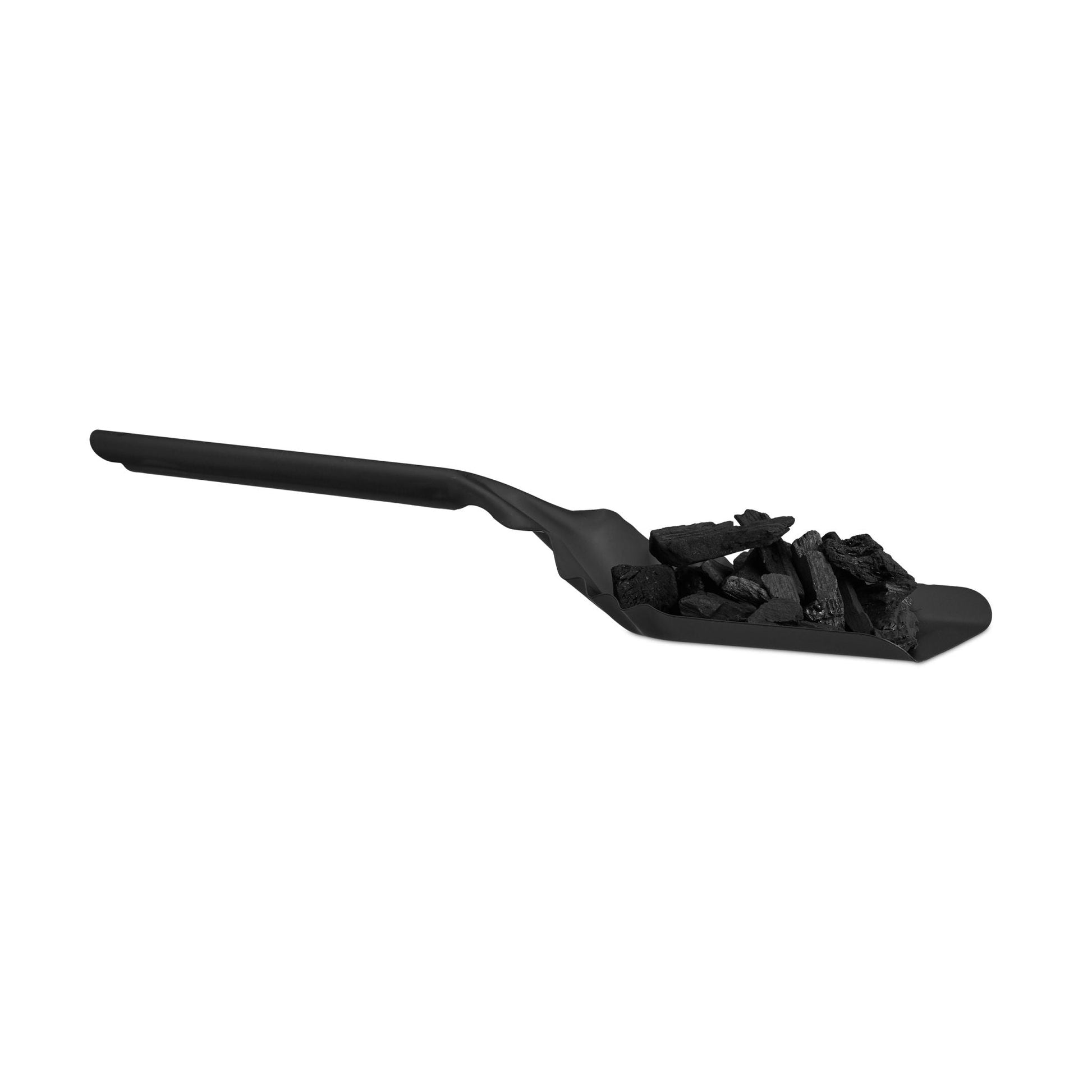 Kohlenschaufel flach Schwarz von Relaxdays