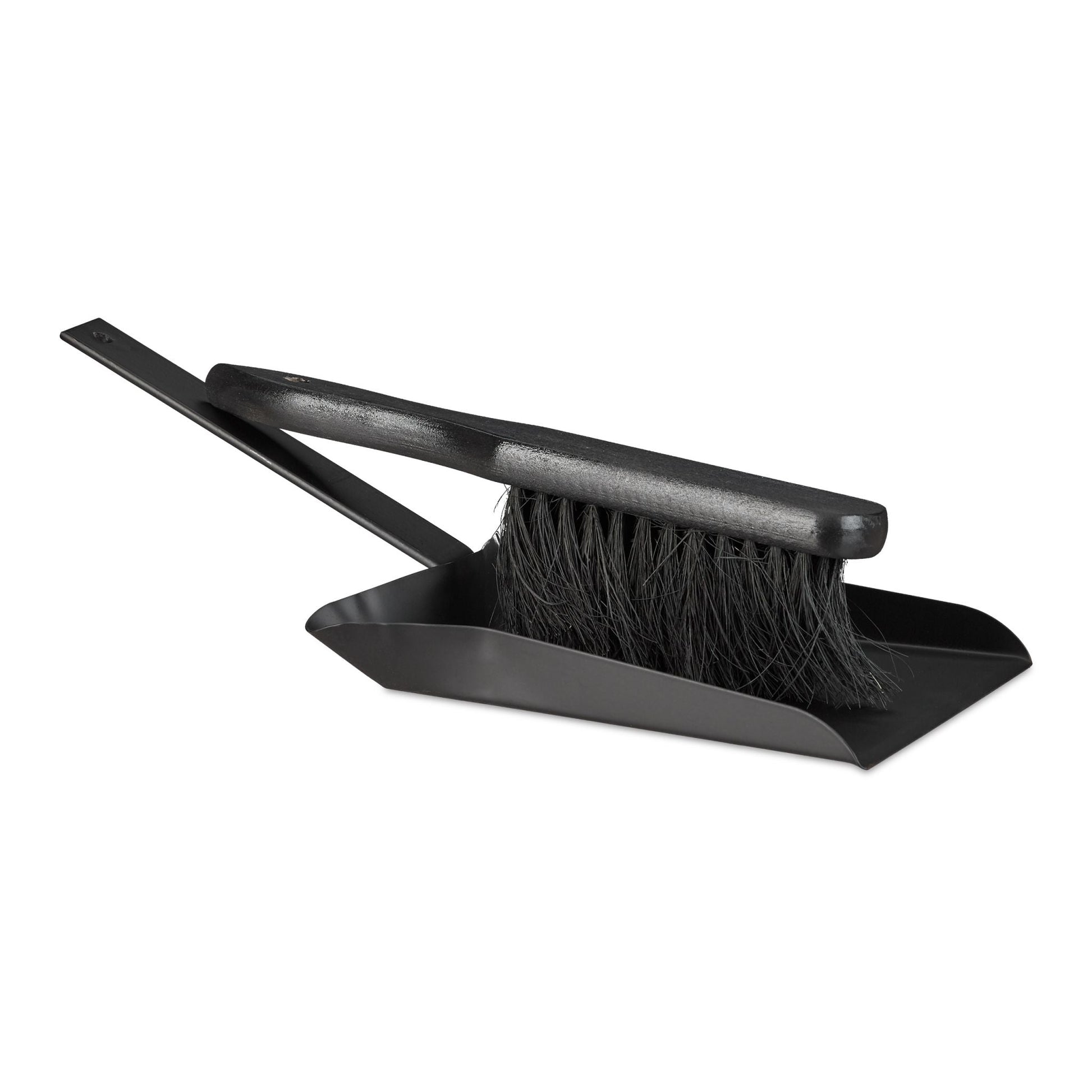 Kehrgarnitur Stahl Schwarz von Relaxdays