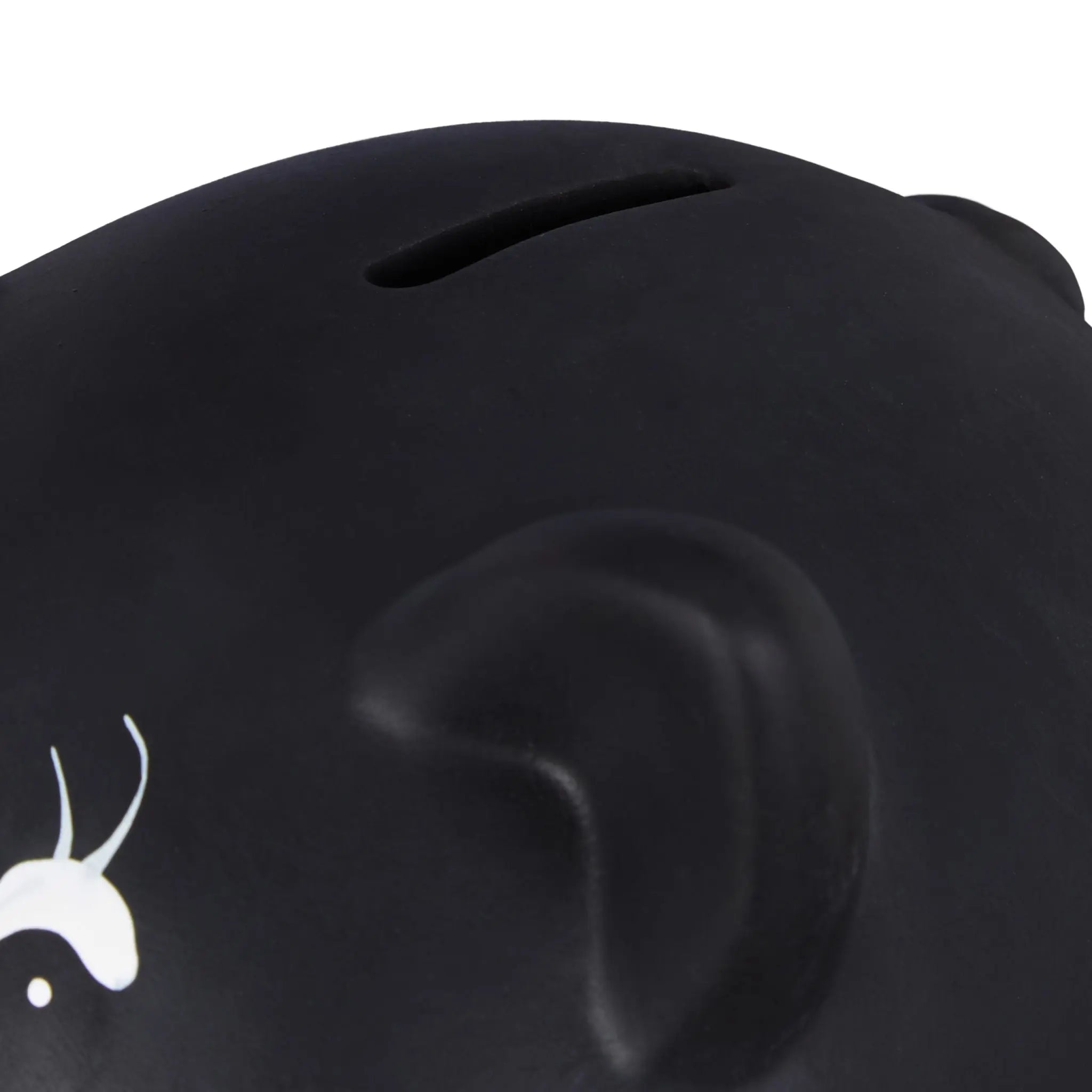 Sparschwein zum Beschriften Schwarz von Relaxdays