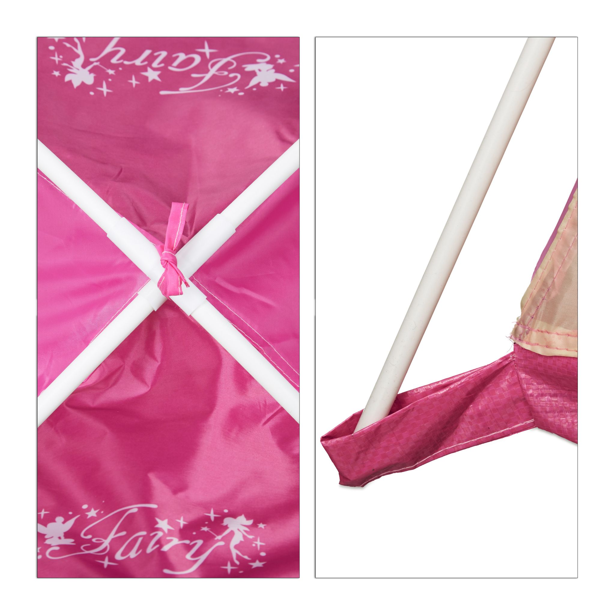 Spielzelt mit Fee Weiss-Pink von guteszeug.ch