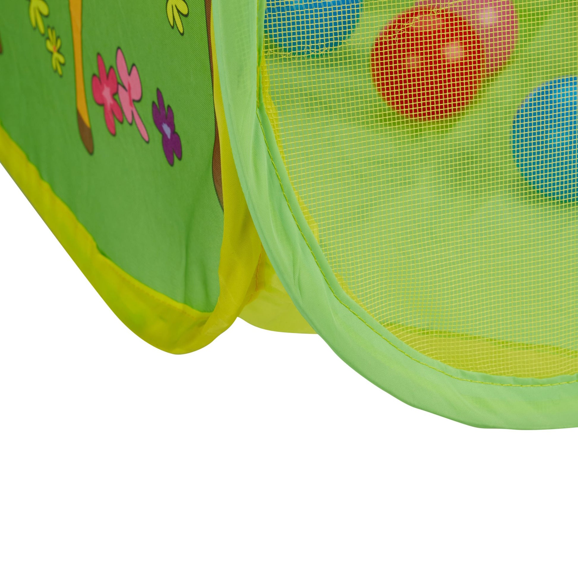 Bällebad Baby mit 50 Bällen Blau-Gelb-Grün von Relaxdays