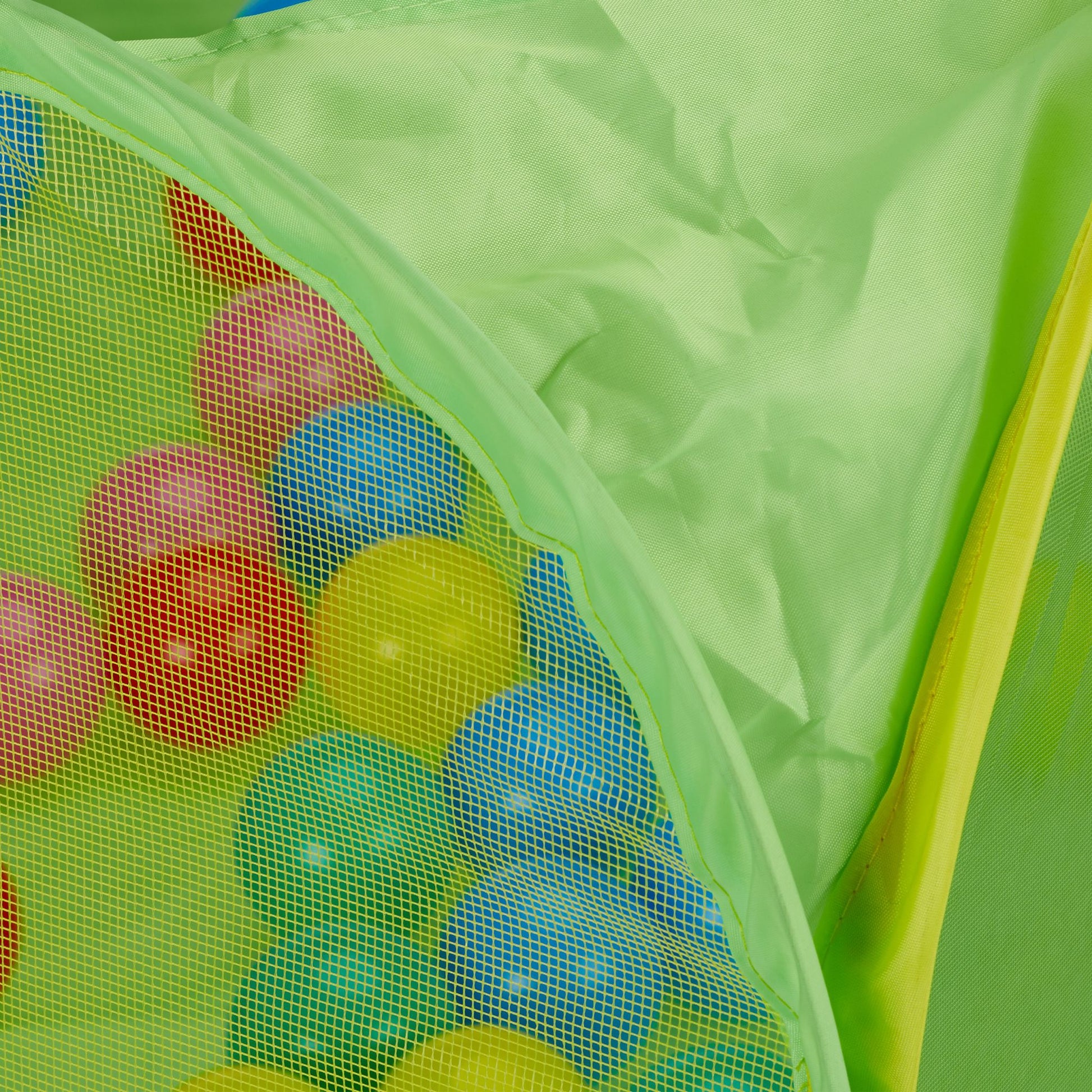 Bällebad Baby mit 50 Bällen Blau-Gelb-Grün von Relaxdays