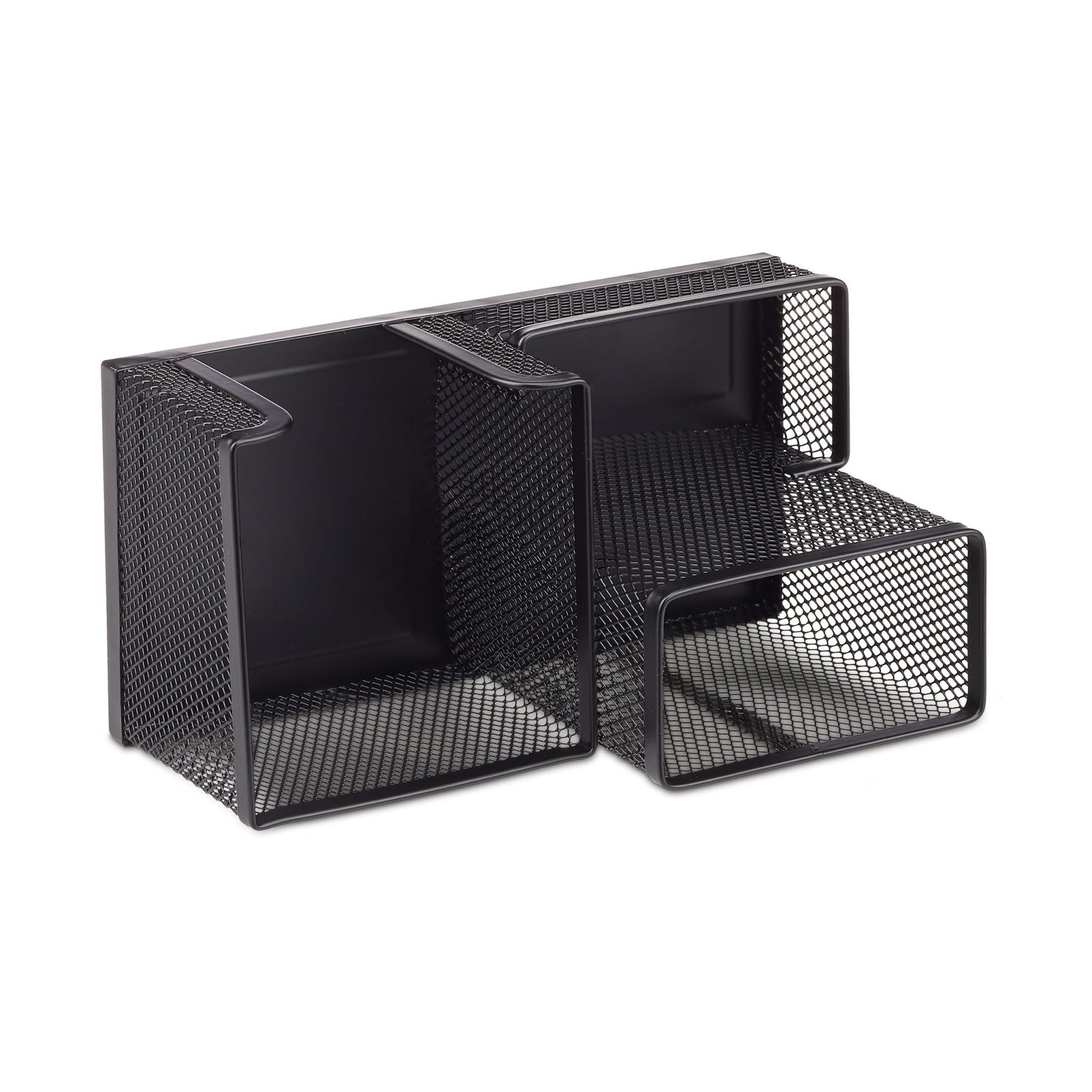 Stiftehalter mit Zettelhalter Schwarz von Relaxdays