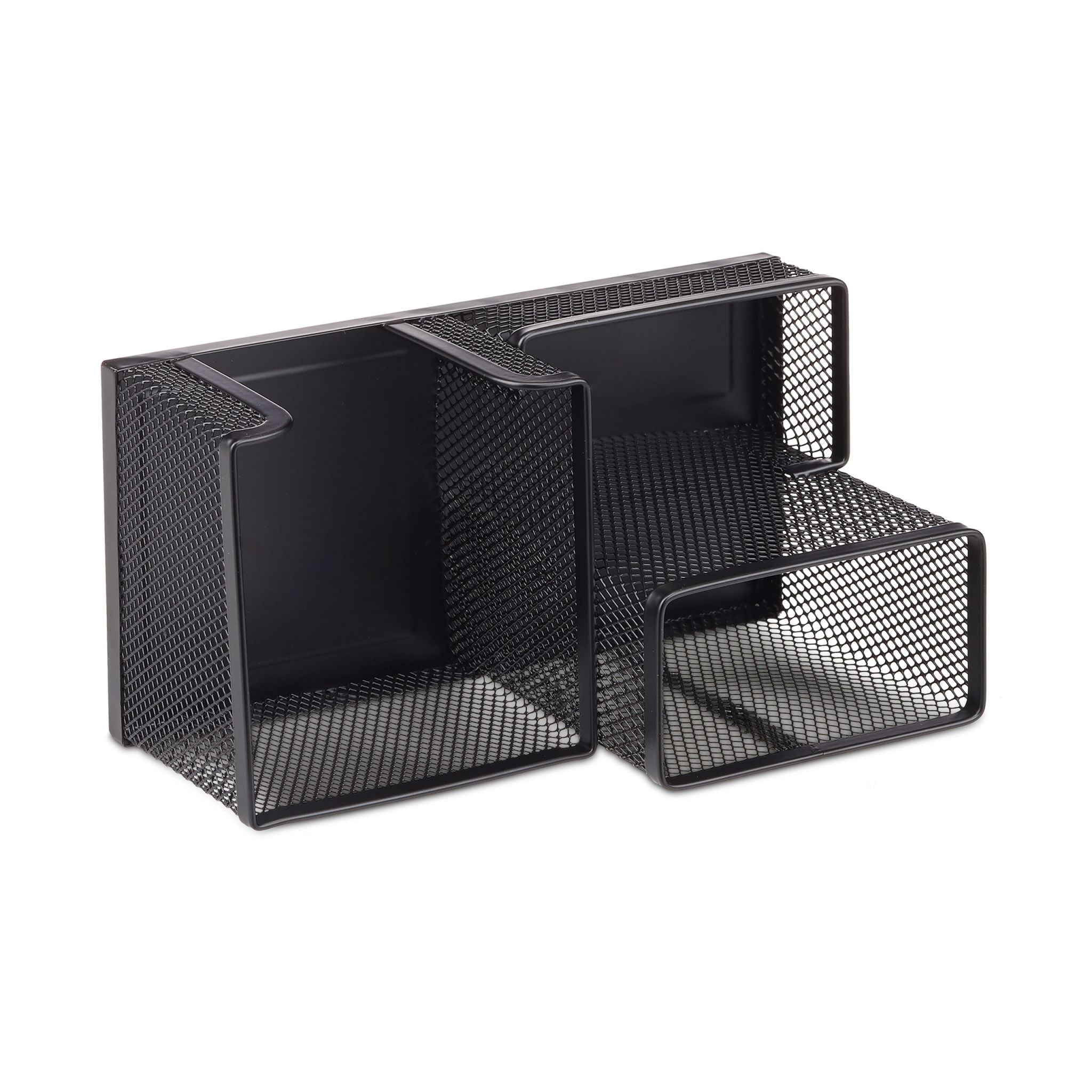 Stiftehalter mit Zettelhalter Schwarz von Relaxdays