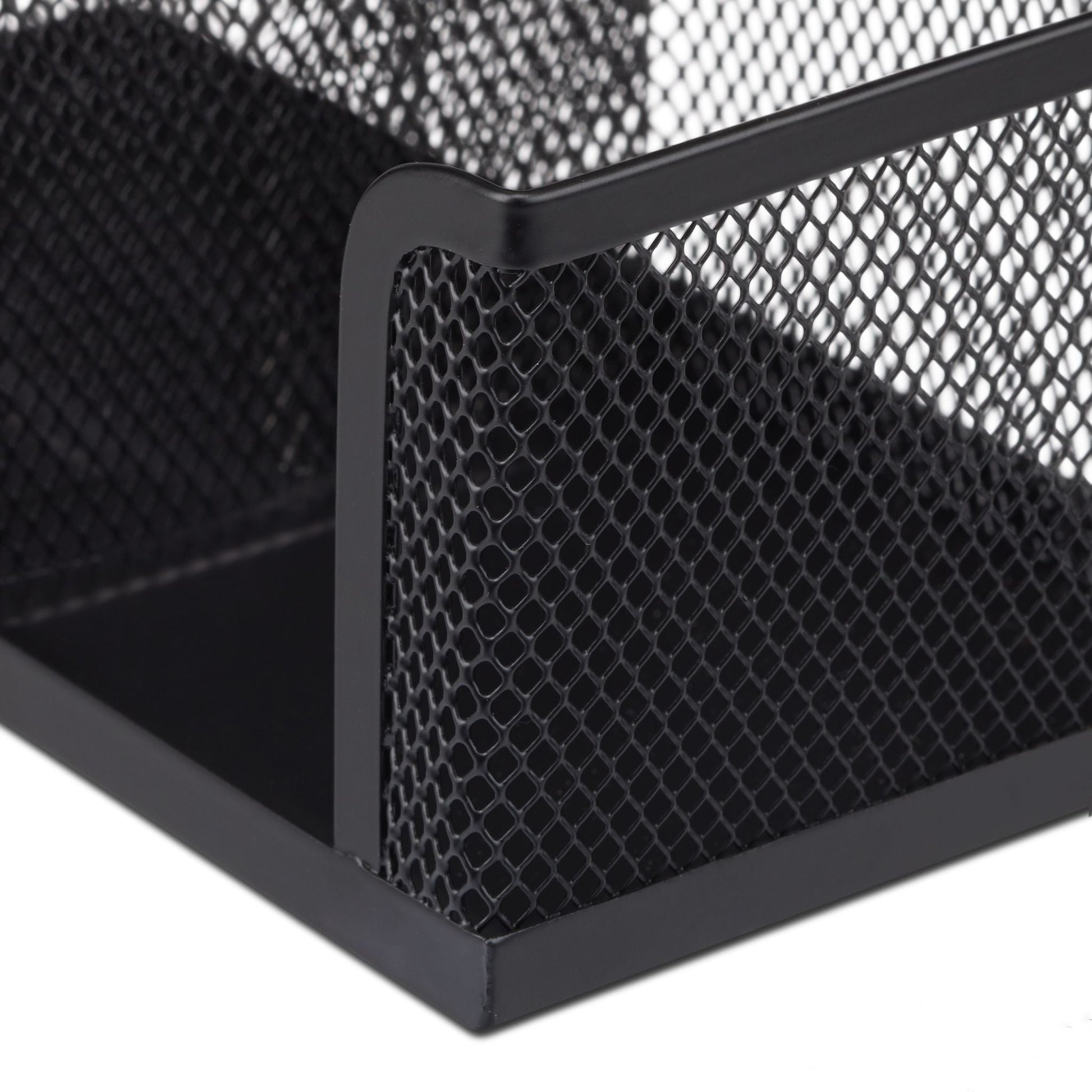 Stiftehalter mit Zettelhalter Schwarz von Relaxdays