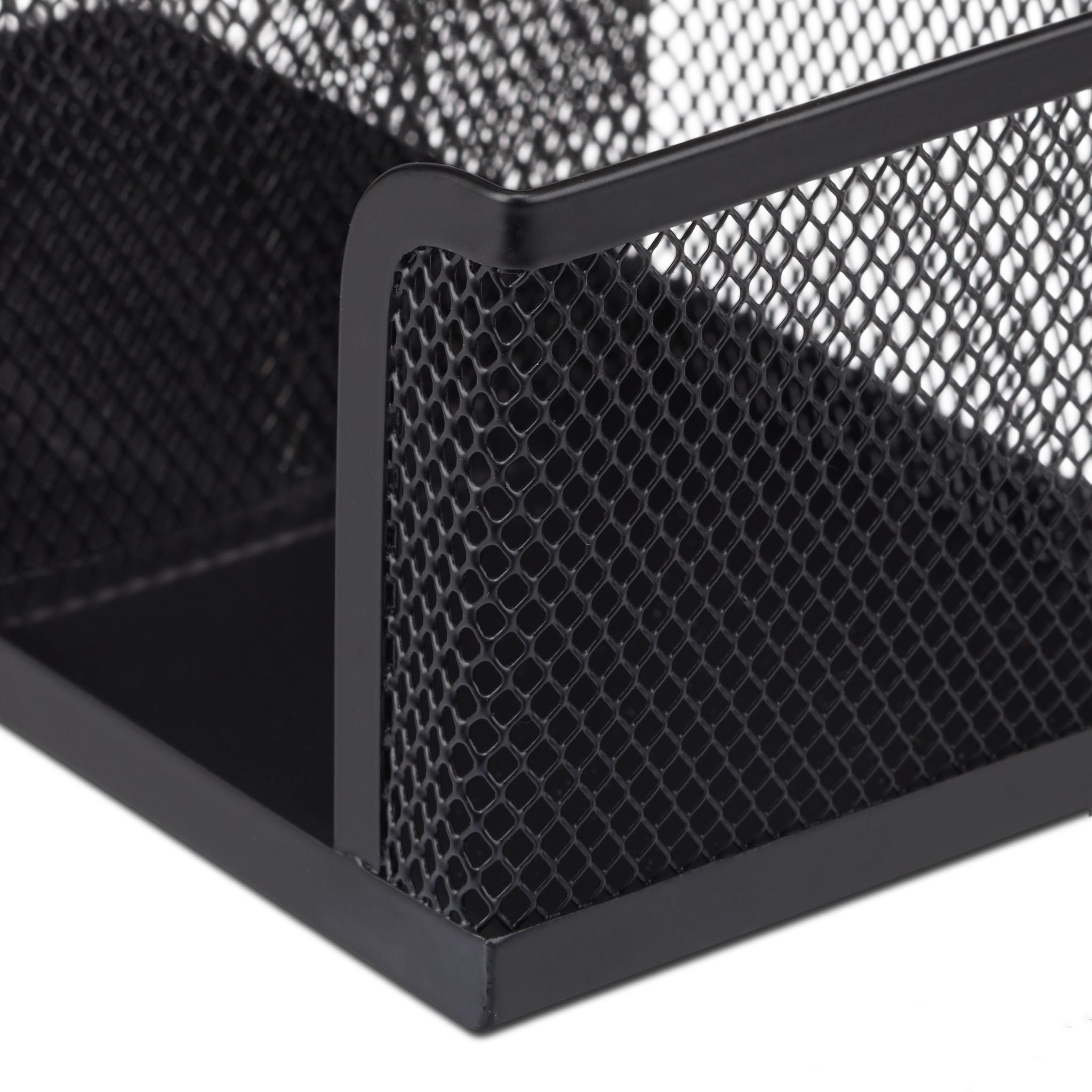 Stiftehalter mit Zettelhalter Schwarz von Relaxdays