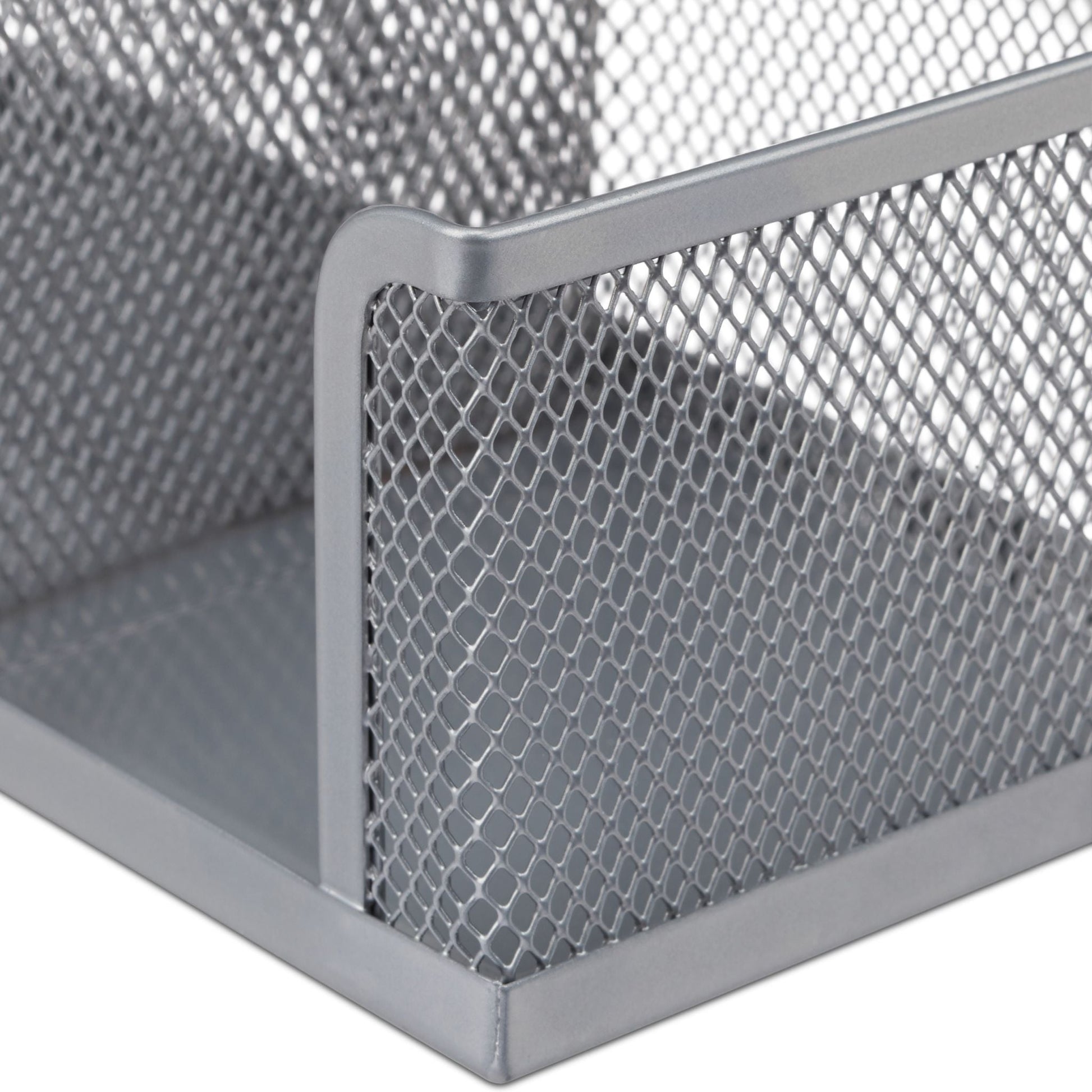 Stiftehalter mit Zettelhalter Silber von Relaxdays