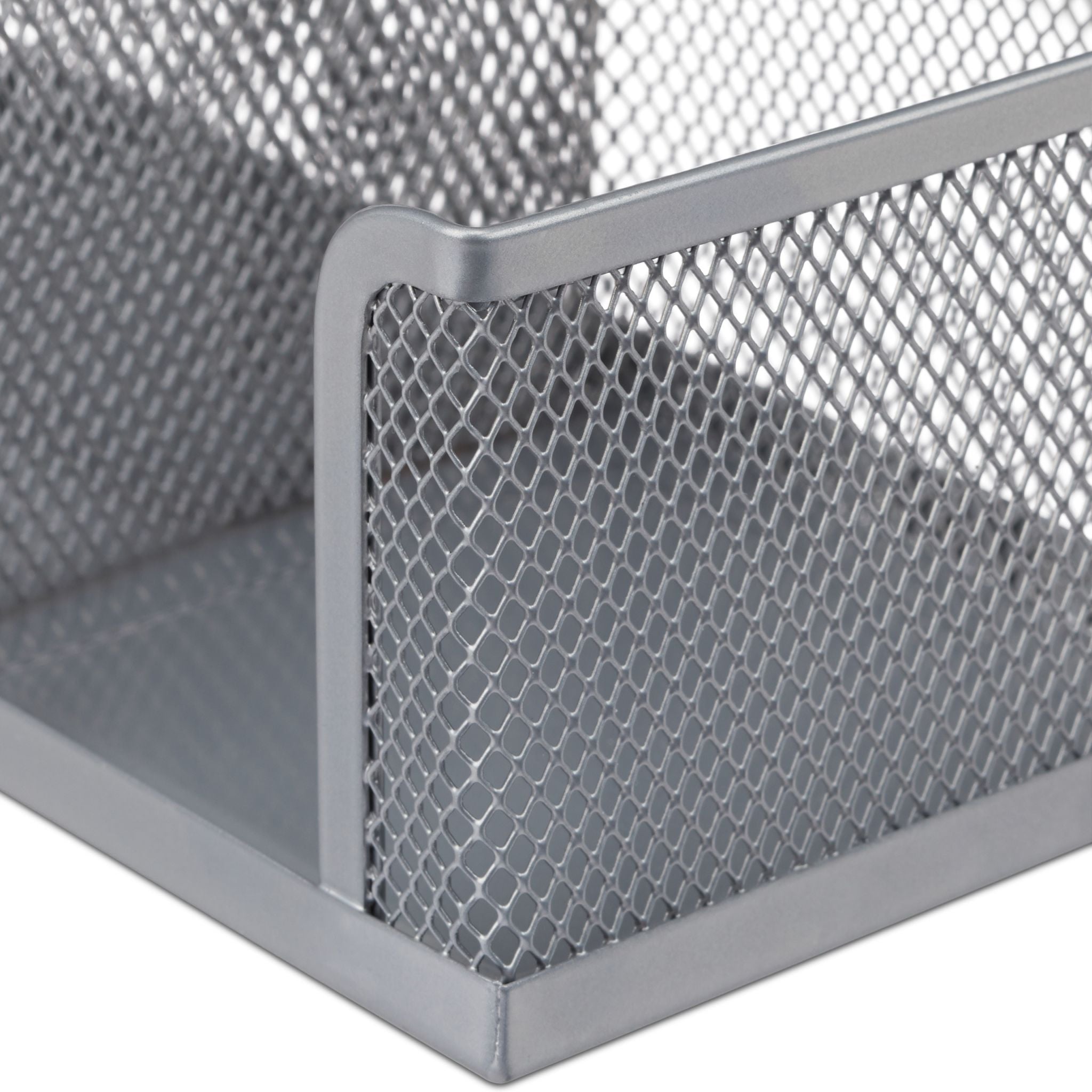 Stiftehalter mit Zettelhalter Silber von Relaxdays