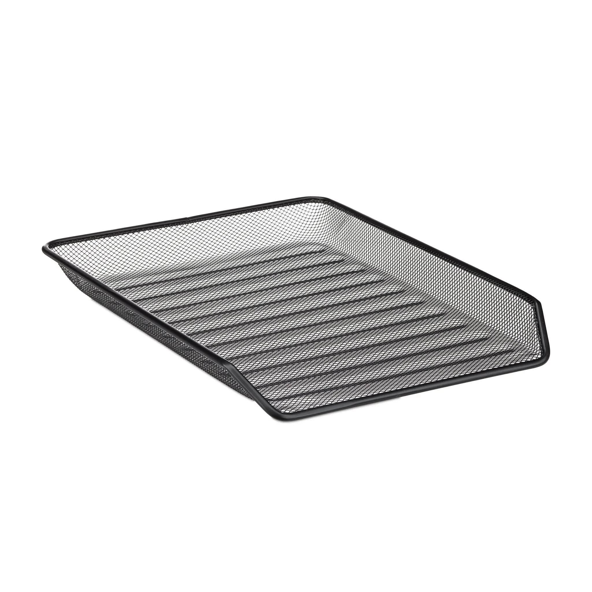 Dokumentenablage Metall Schwarz von Relaxdays