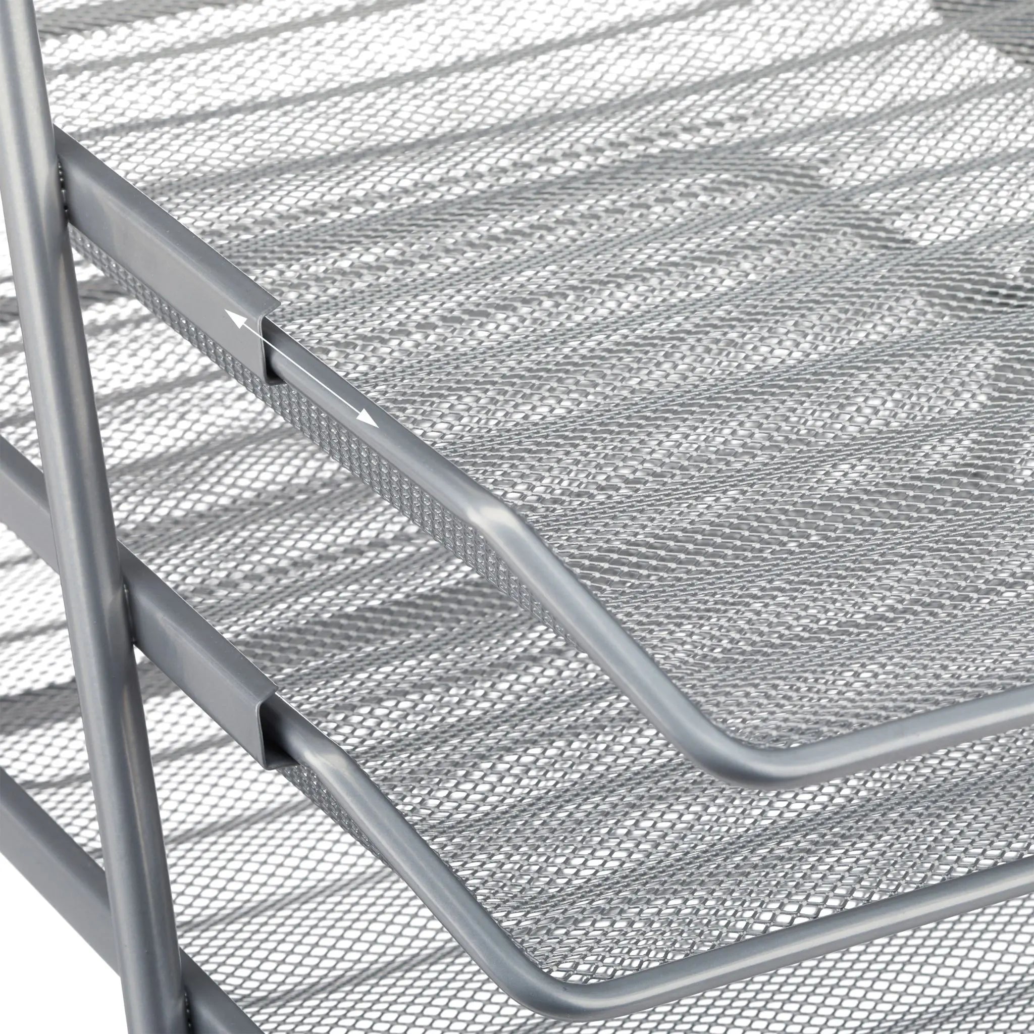 Dokumentenablage Metall Silber von Relaxdays