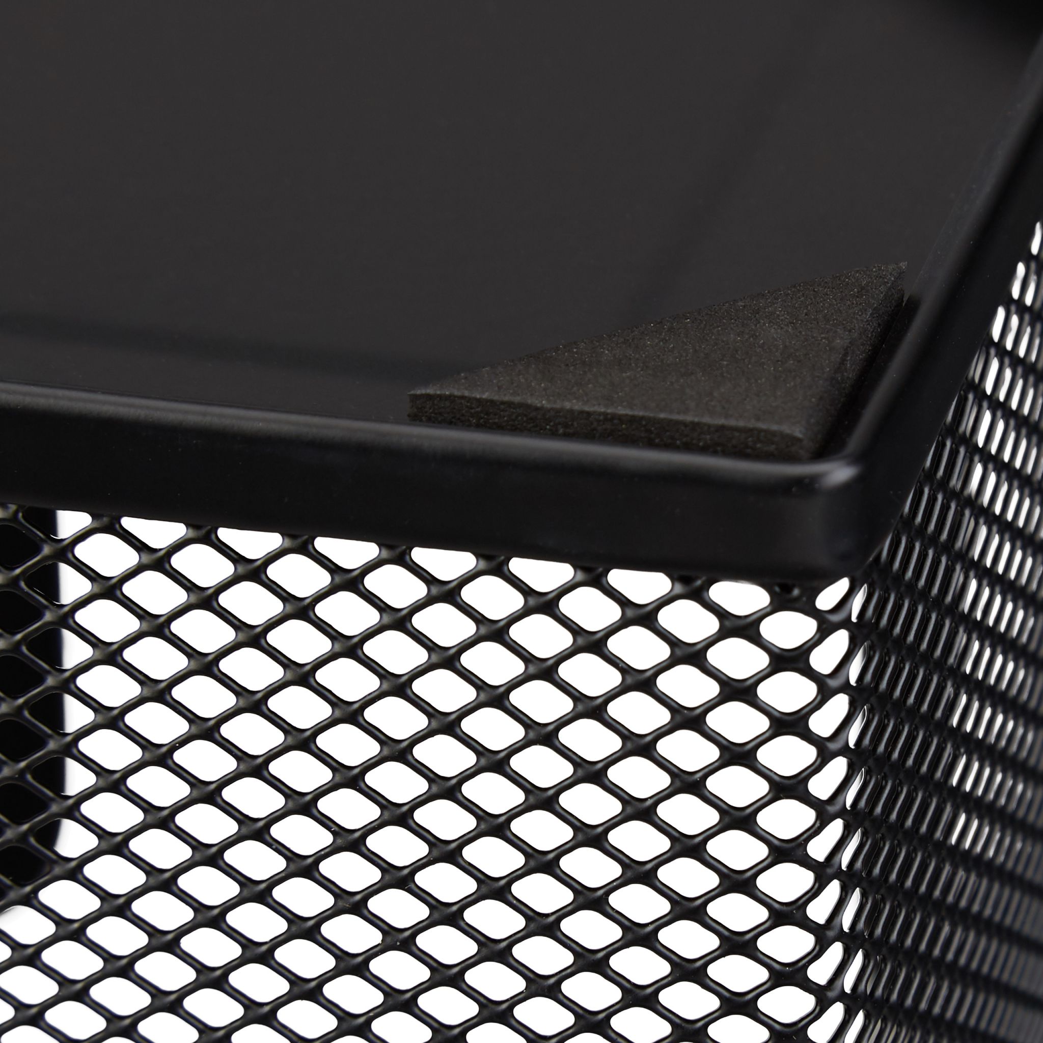 Schreibtisch Organizer-Set, 6-teilig Schwarz von Relaxdays