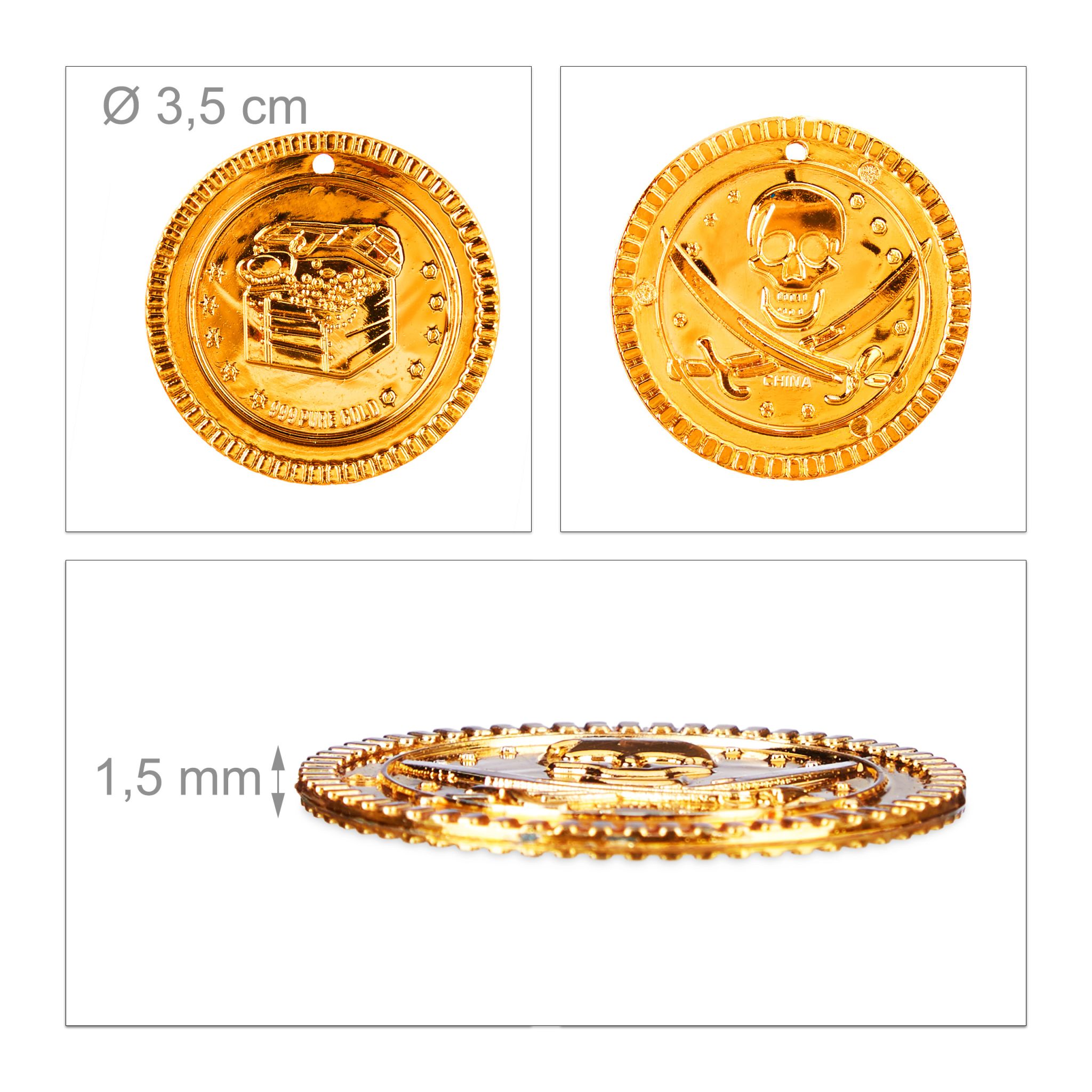 Goldtaler Piraten Gold von Relaxdays