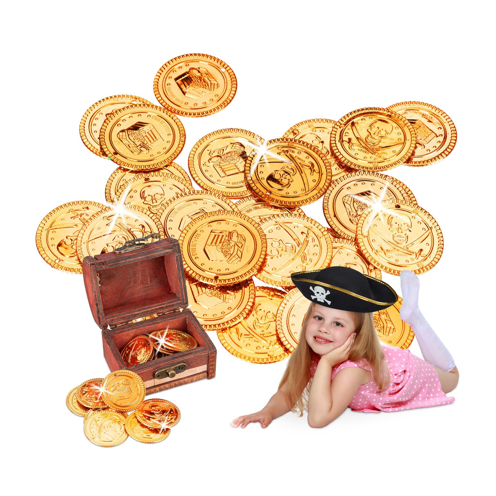 Goldtaler Piraten Gold von Relaxdays