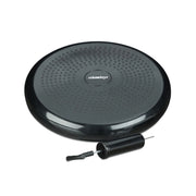 Balance Kissen 33cm mit Luftpumpe Schwarz von Relaxdays