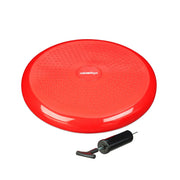 Balance Kissen 33cm mit Luftpumpe Rot von Relaxdays