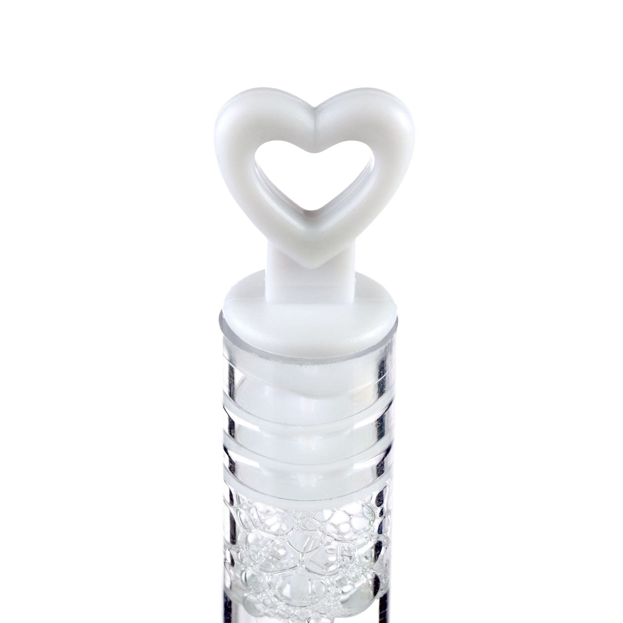 Seifenblasen Hochzeit 24 Stück Weiss-Transparent