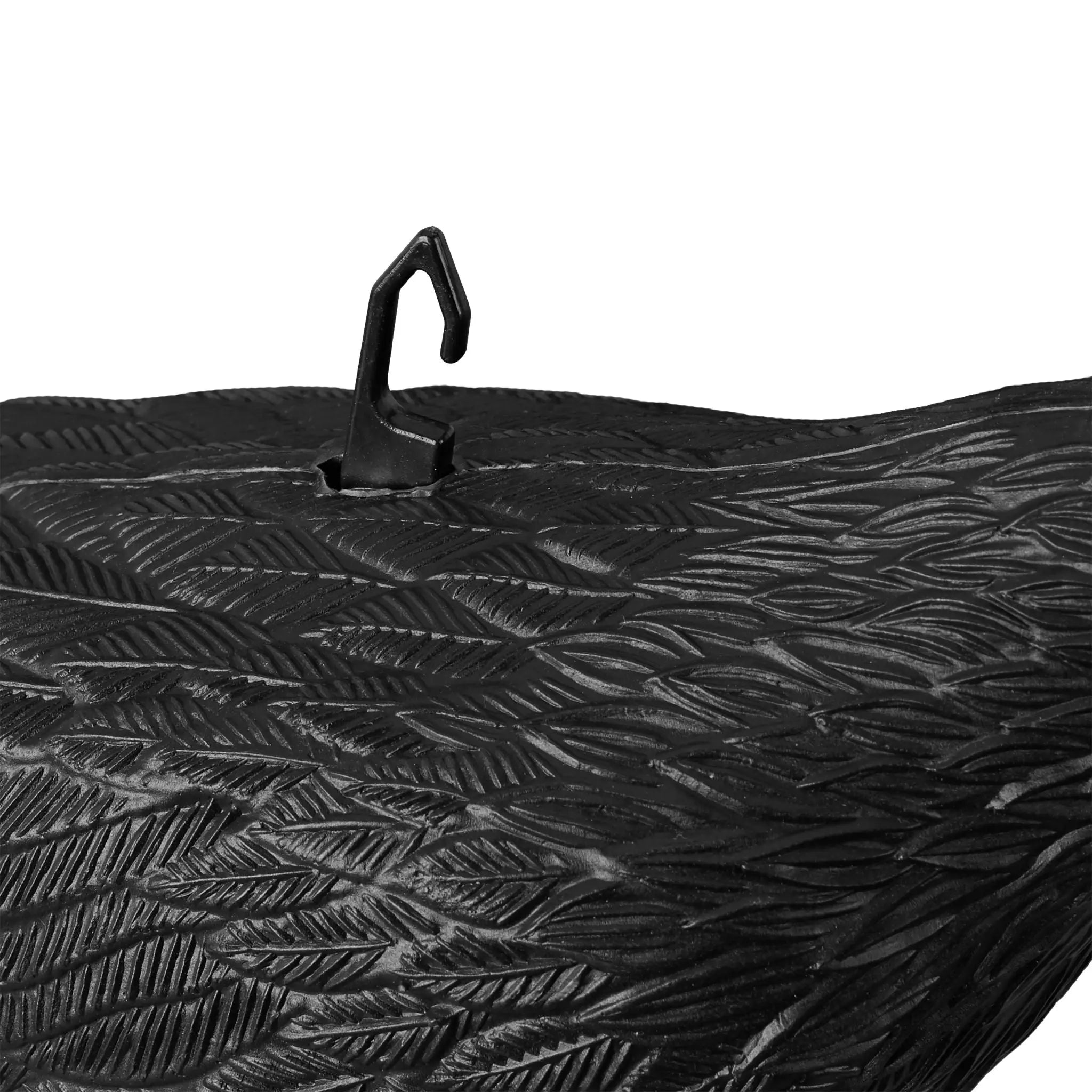 Taubenschreck Krähe sitzend Schwarz von Relaxdays