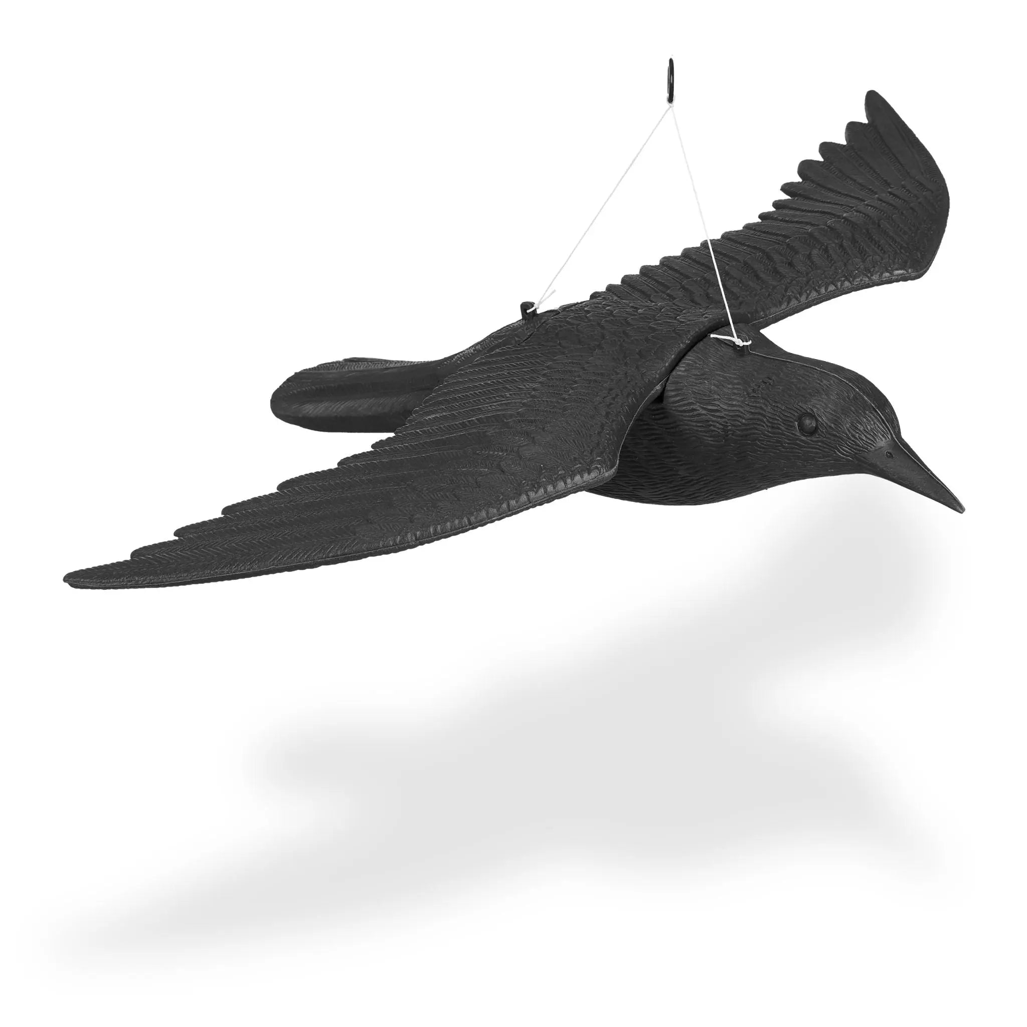 Taubenschreck Krähe fliegend Schwarz von Relaxdays