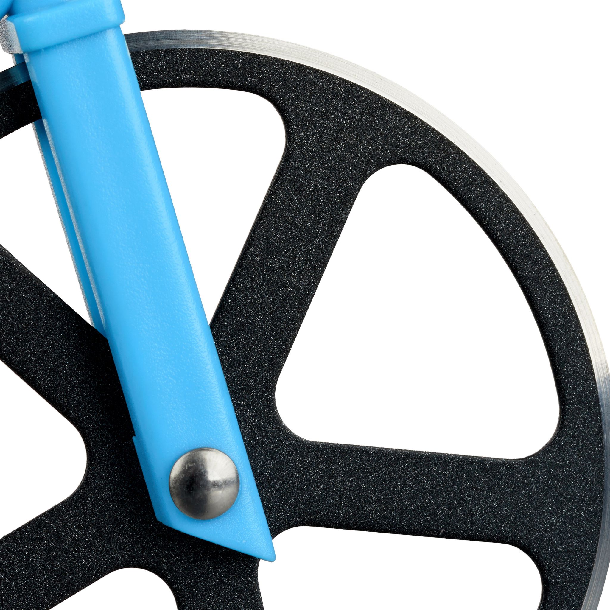 Fahrrad Pizzaschneider Blau-Schwarz von Relaxdays