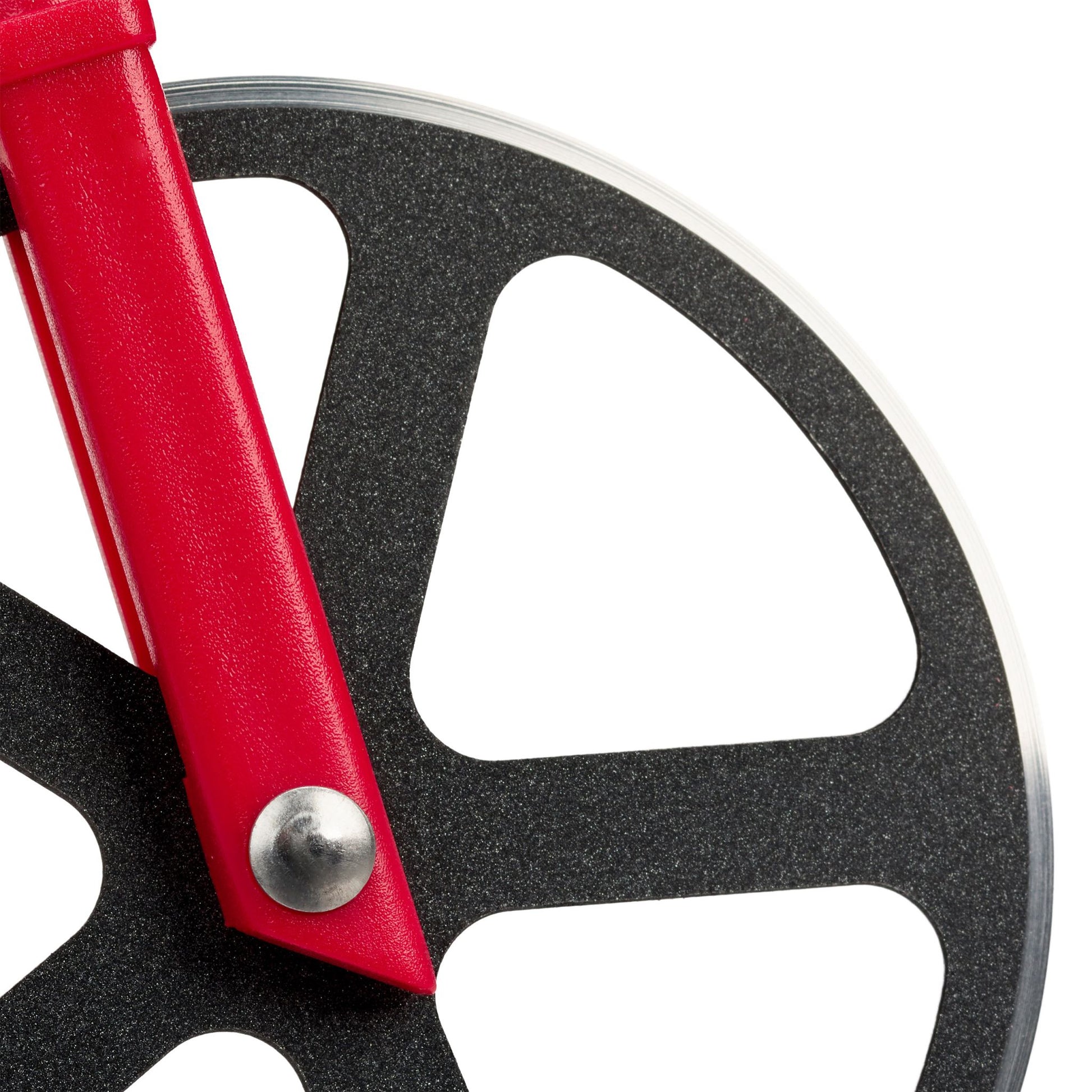 Fahrrad Pizzaschneider Rot-Schwarz von Relaxdays
