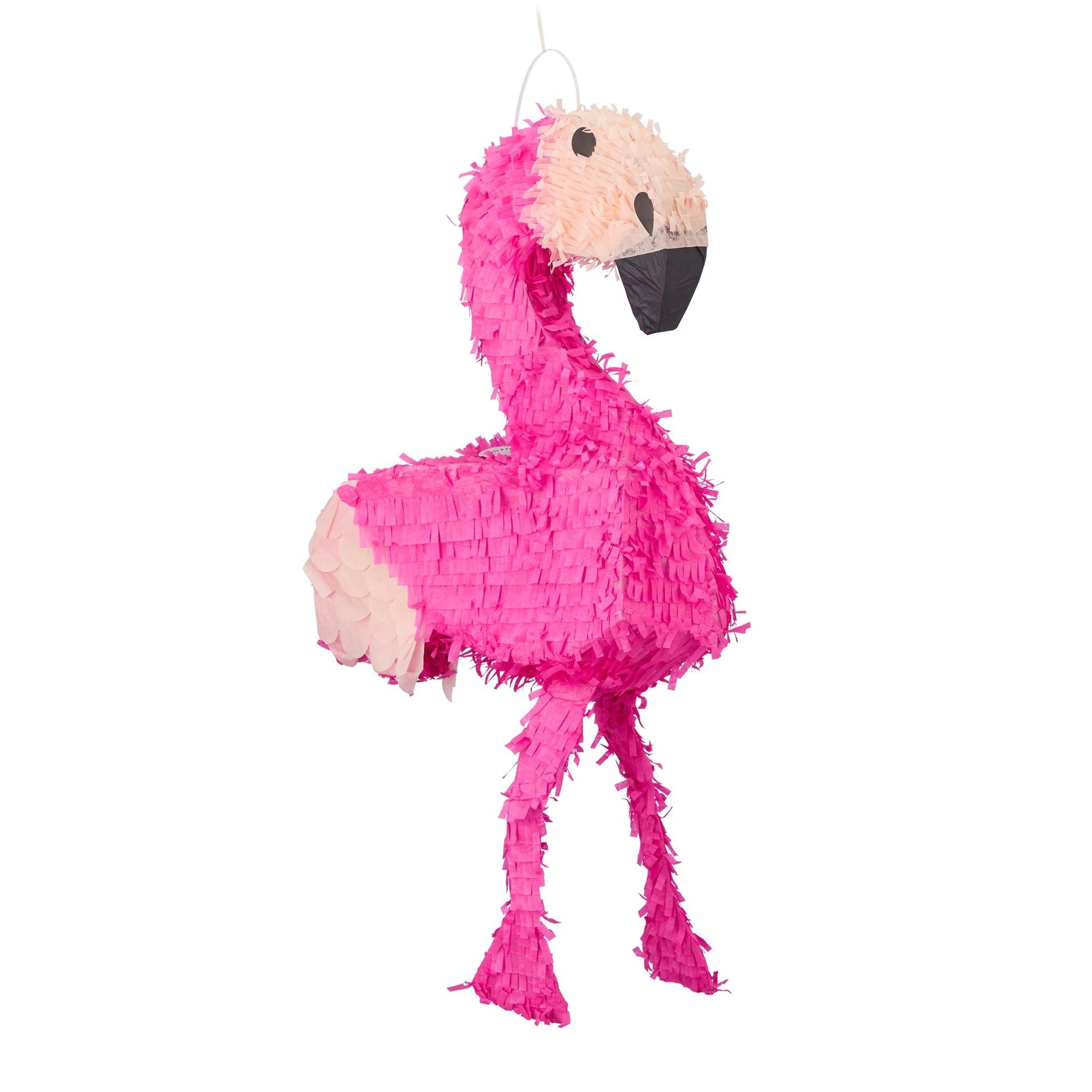Pinata Flamingo Pink-Schwarz von Relaxdays