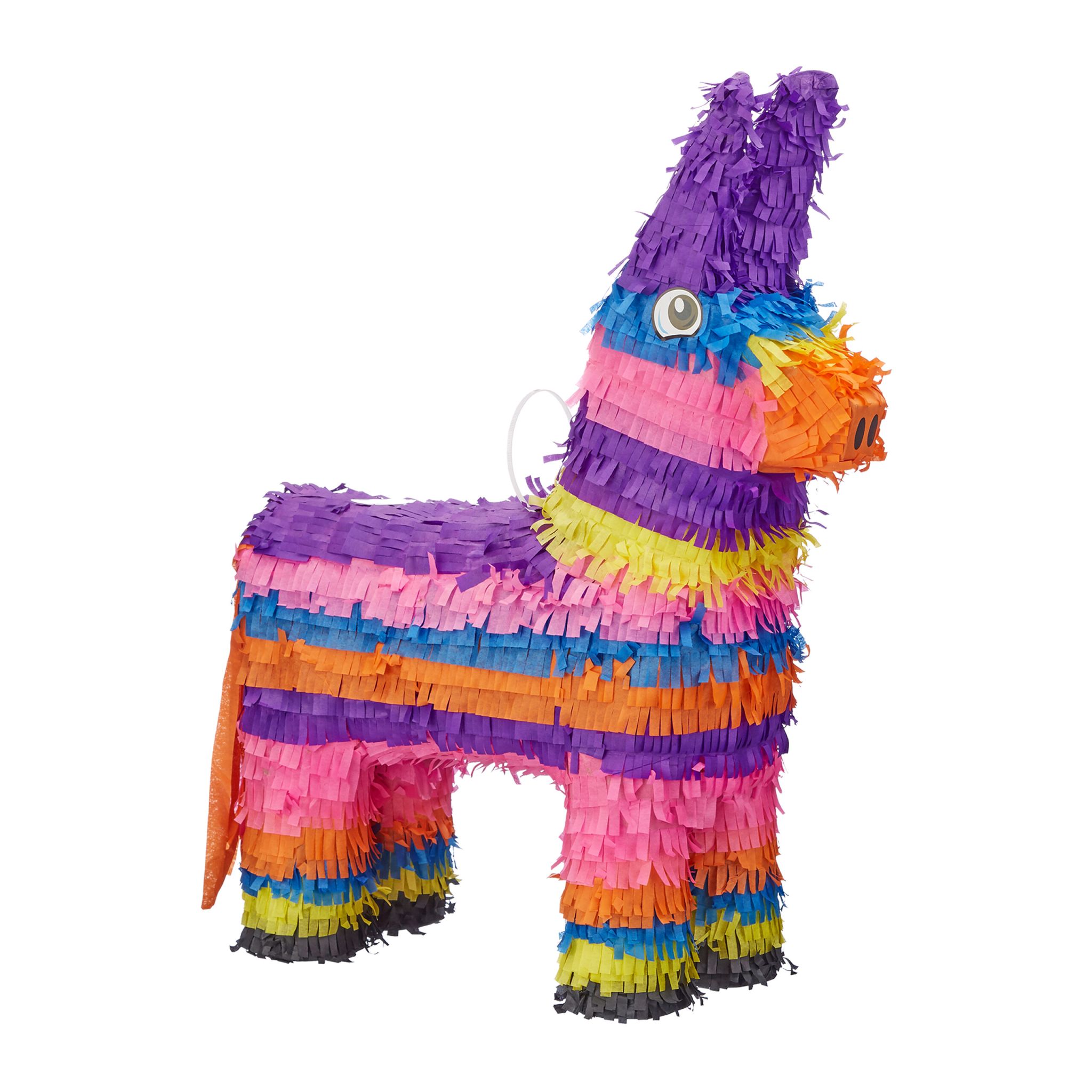 Pinata Esel Lila-Orange-Pink von Relaxdays