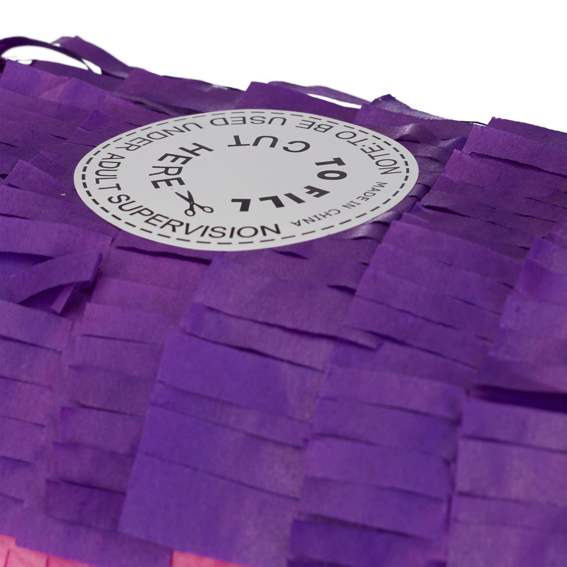 Pinata Esel Lila-Orange-Pink von Relaxdays