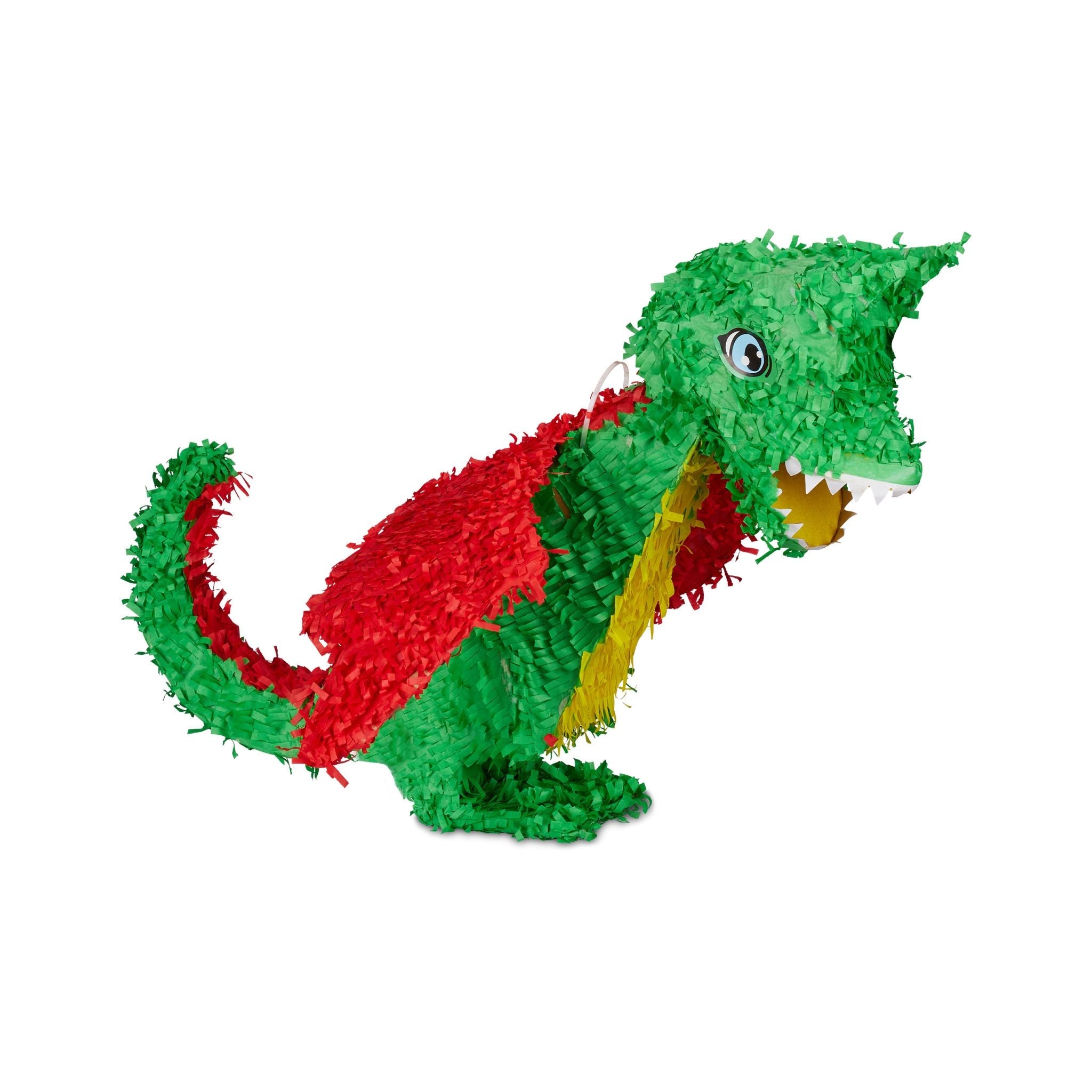 Pinata Drache Gelb-Grün-Rot von Relaxdays