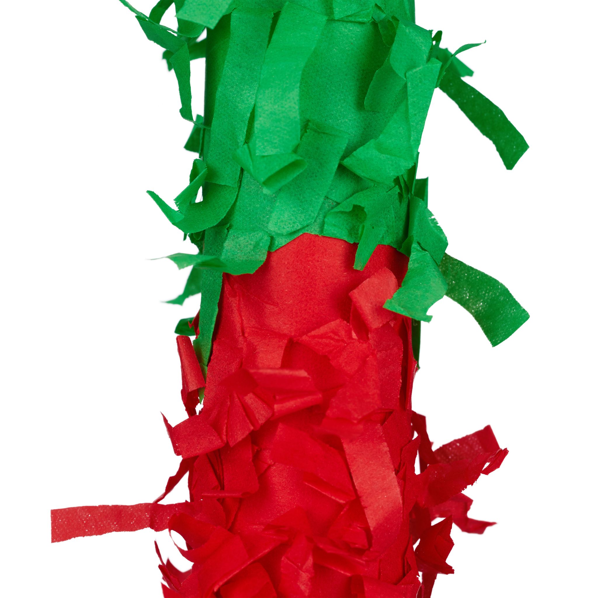 Pinata Zubehör Set Gelb-Grün-Rot von Relaxdays