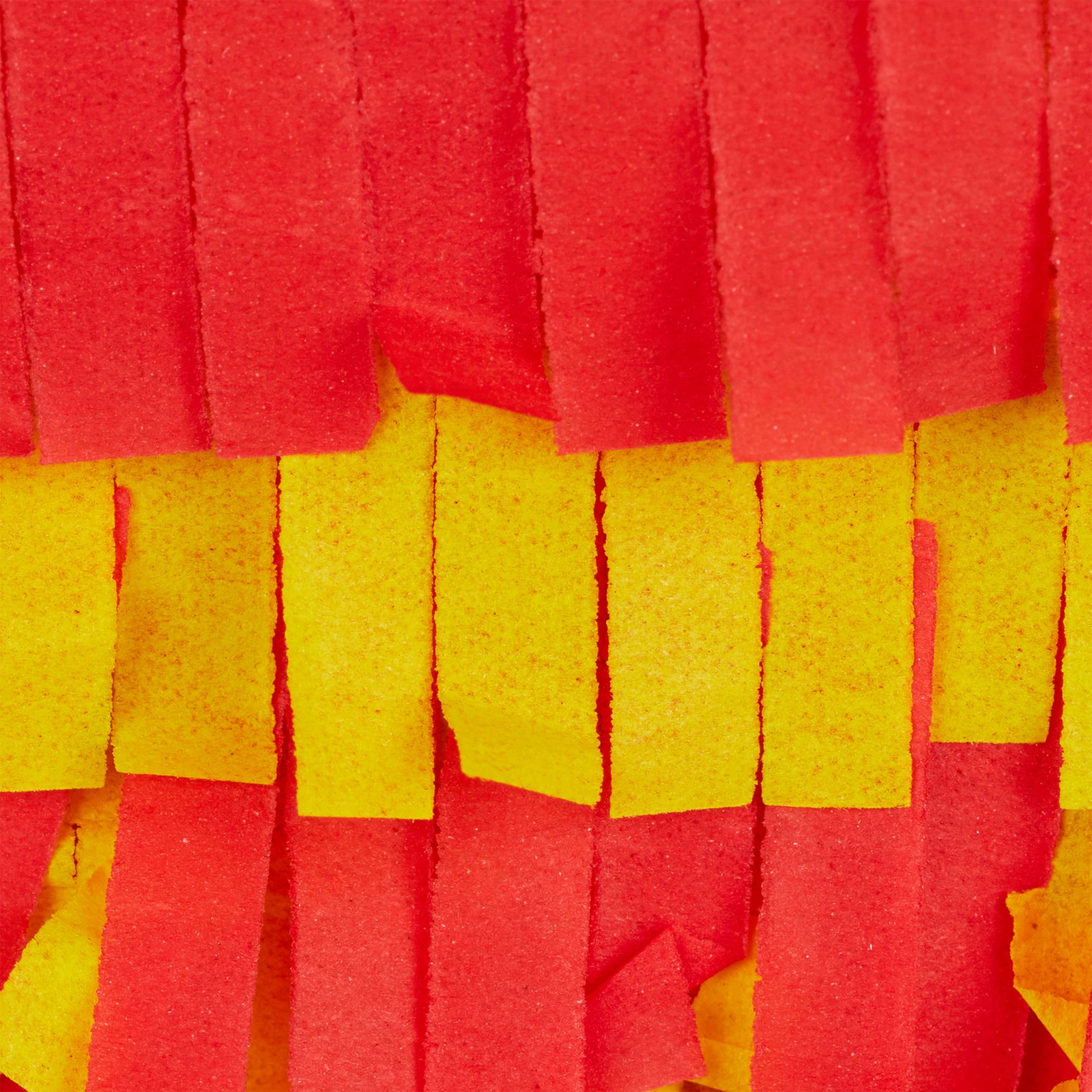 Pinata Zubehör Set Gelb-Grün-Rot von Relaxdays