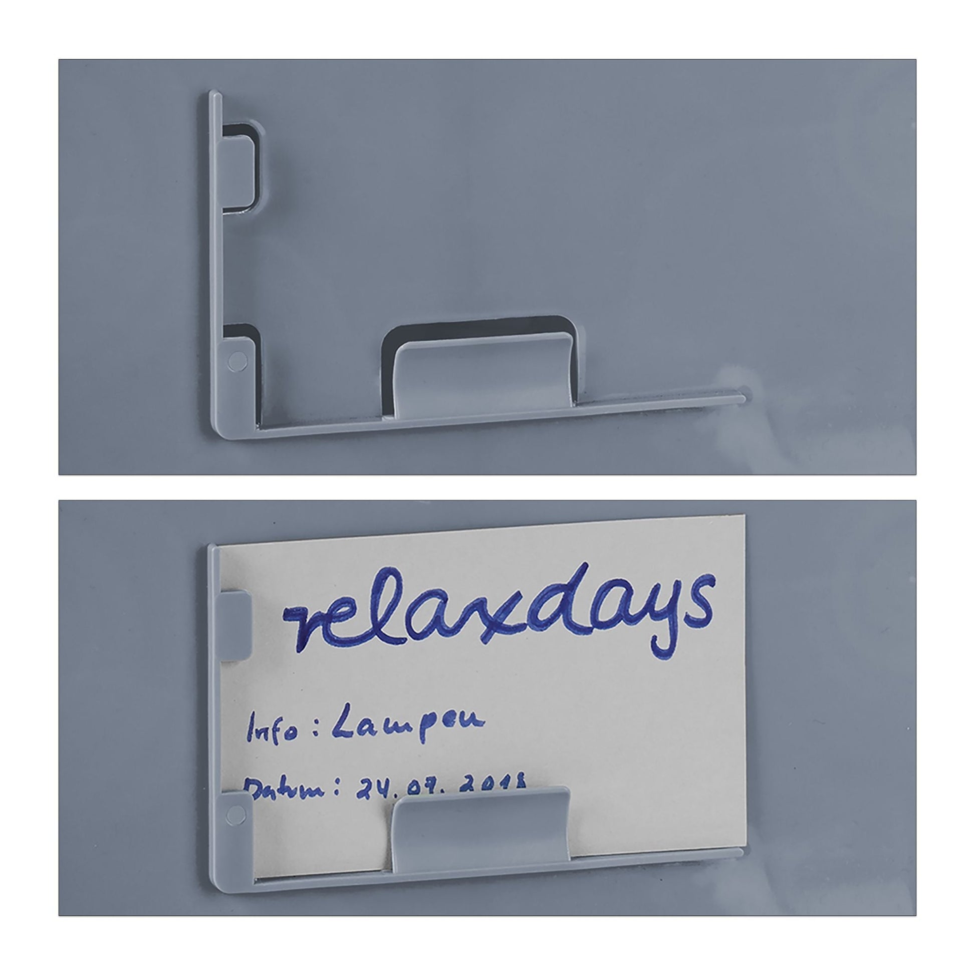 Klappbox stabil Grau von Relaxdays