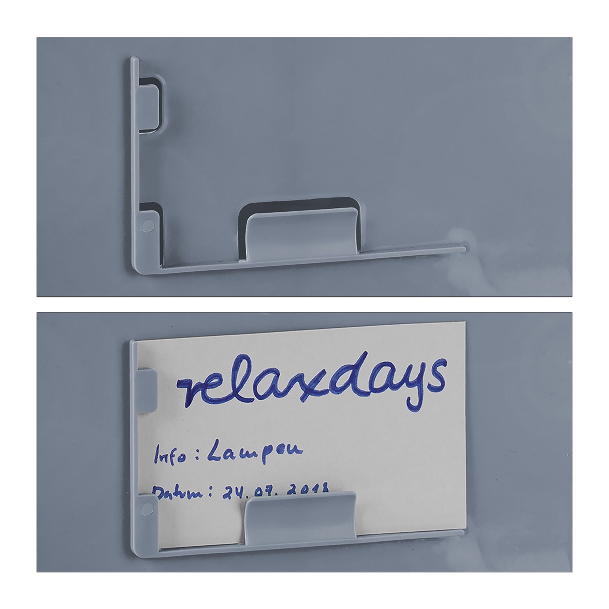 Klappbox stabil Grau von Relaxdays