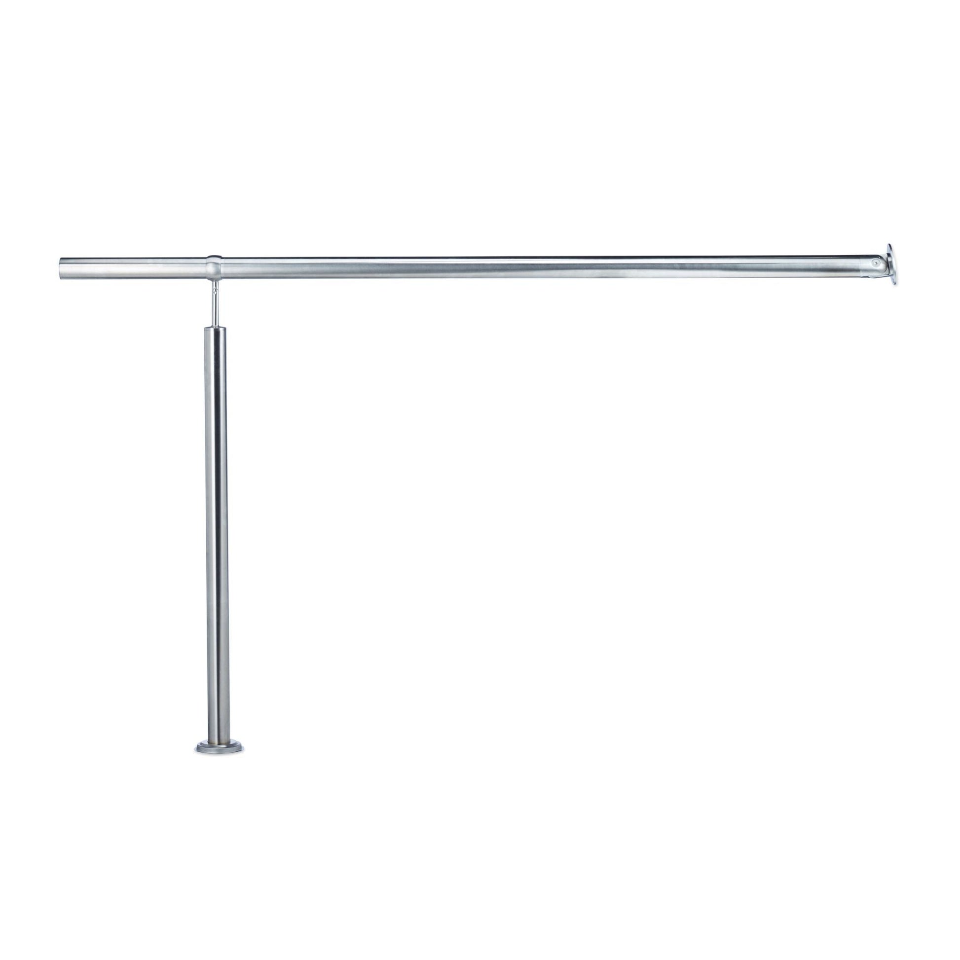 Treppengeländer Edelstahl Silber von Relaxdays