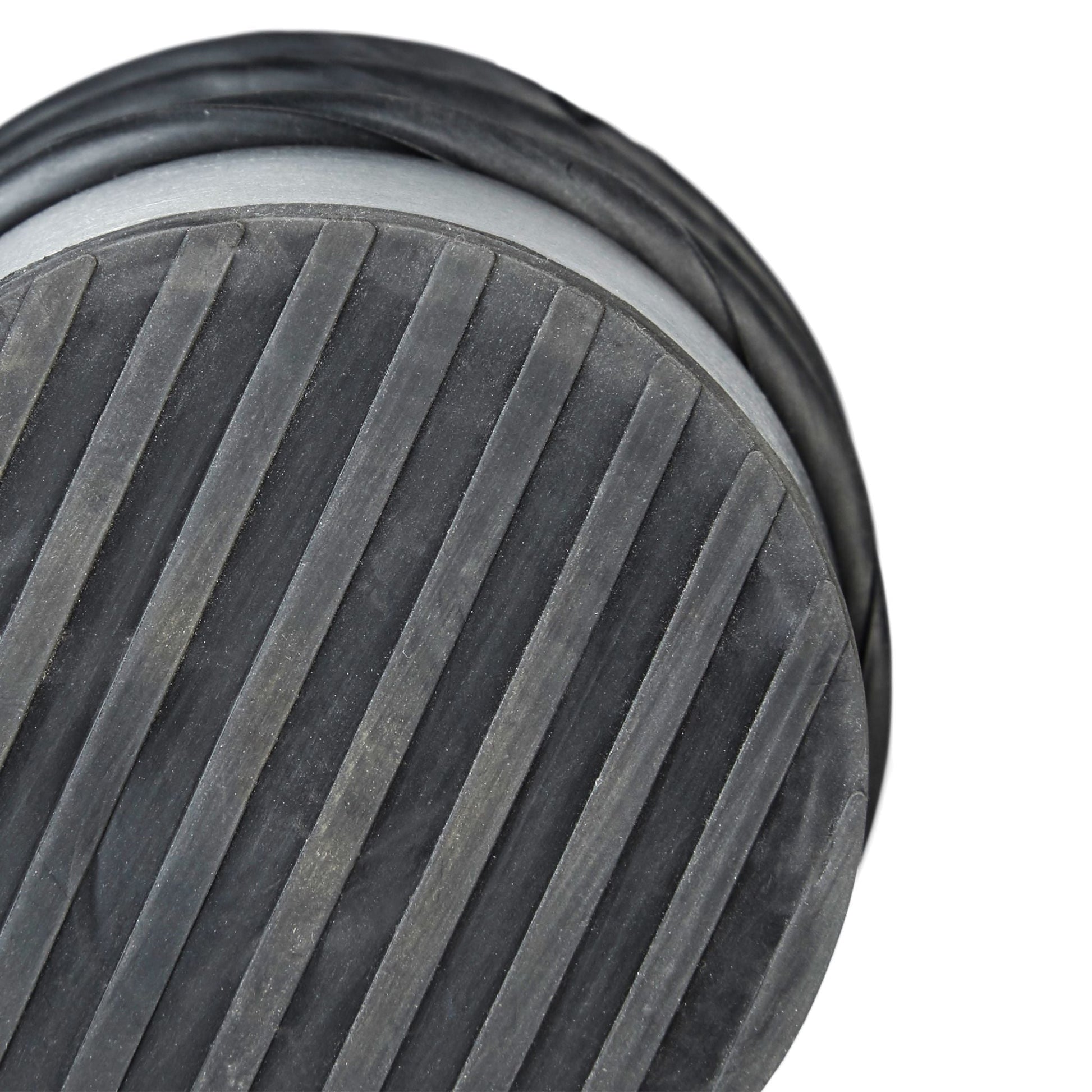 Türstopper mit Griff Schwarz-Silber von Relaxdays