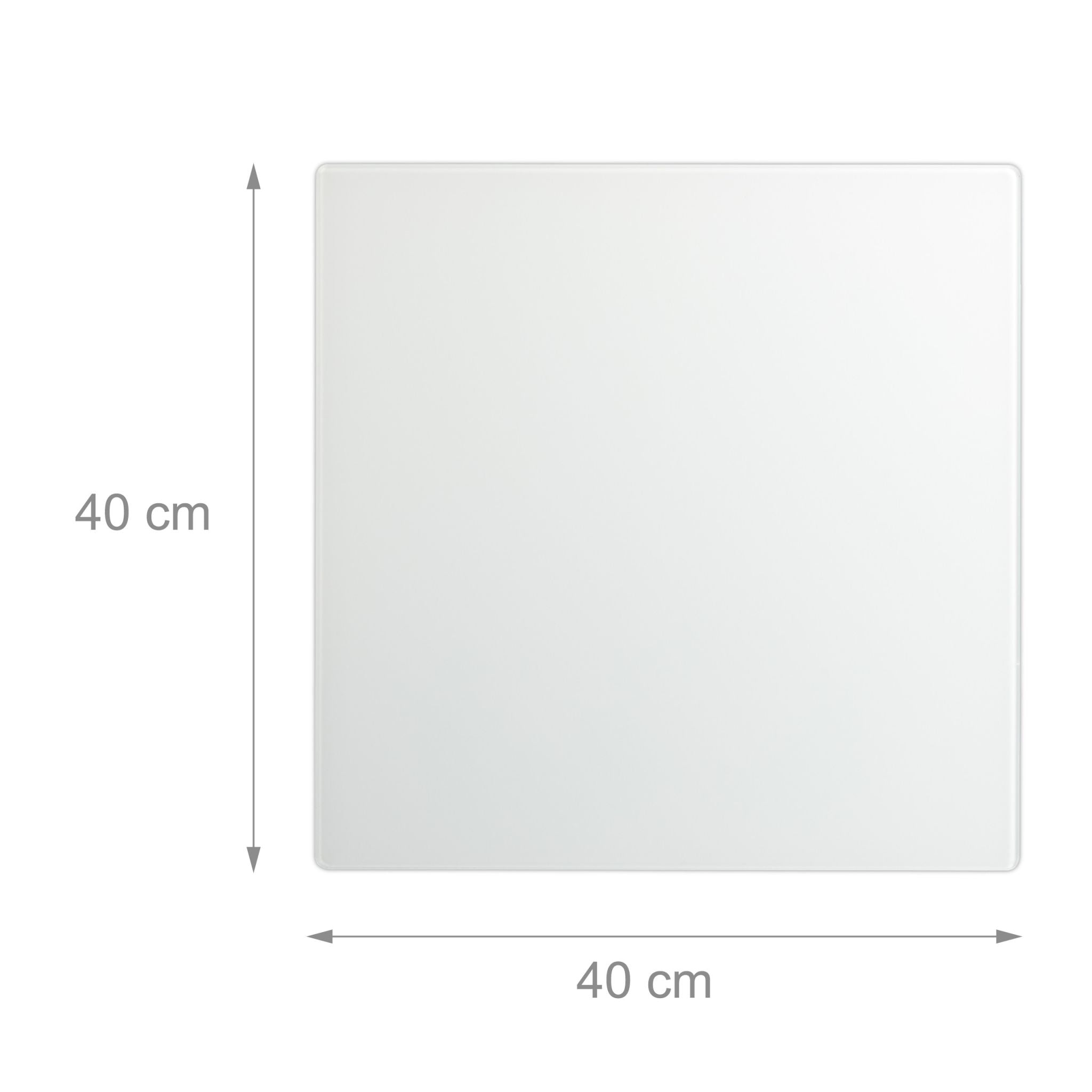Glas-Magnetboard Weiss von Relaxdays