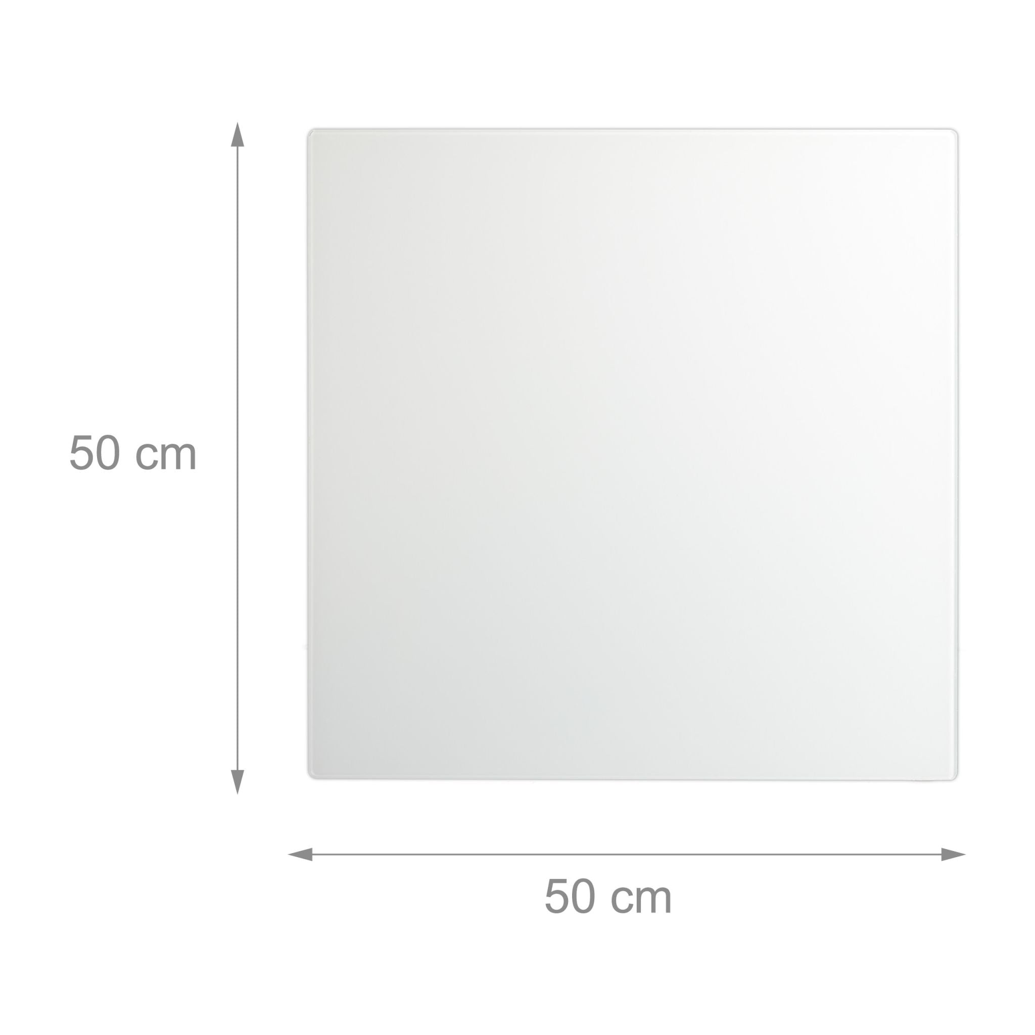 Glas-Magnetboard Weiss von Relaxdays