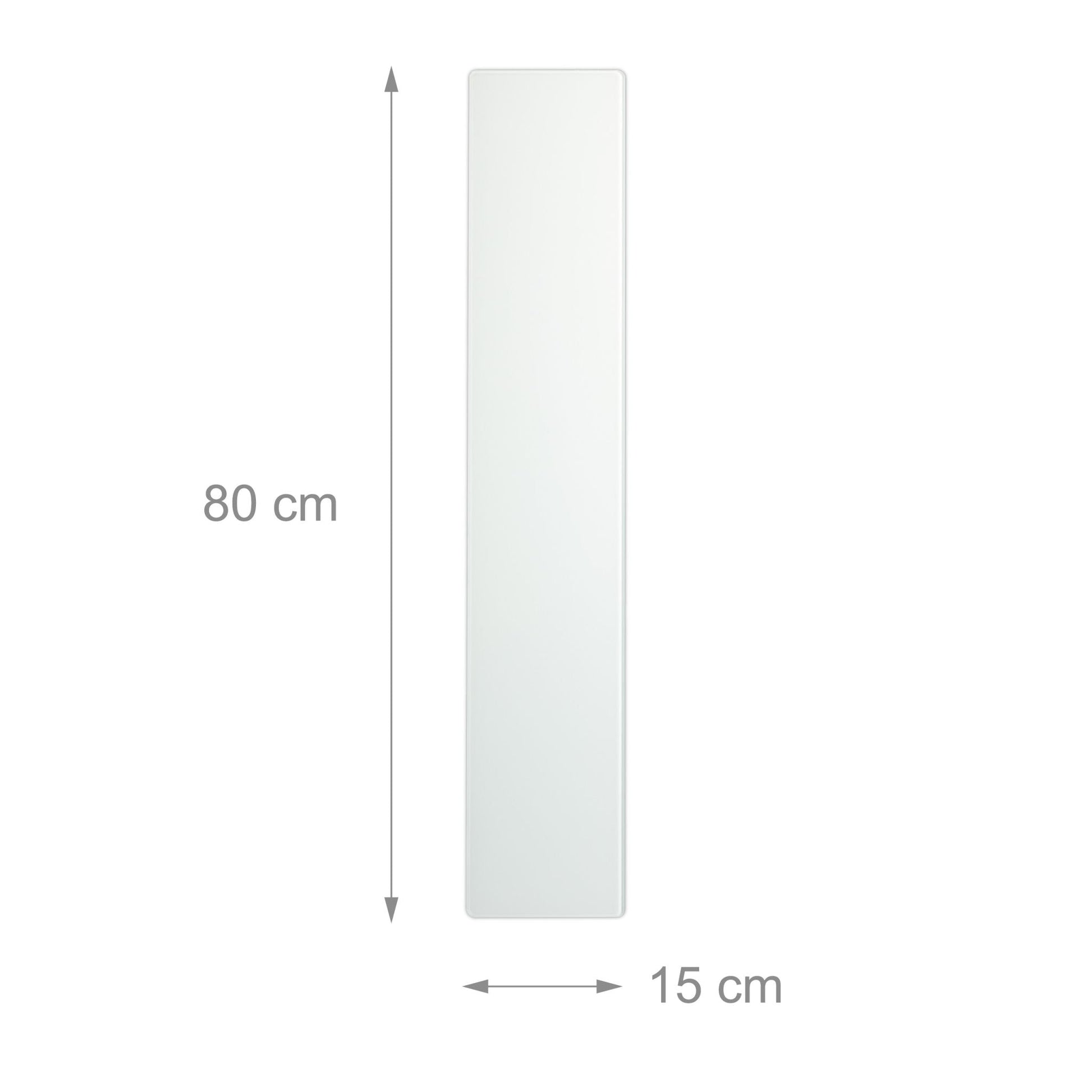 Glas-Magnetboard Weiss von Relaxdays