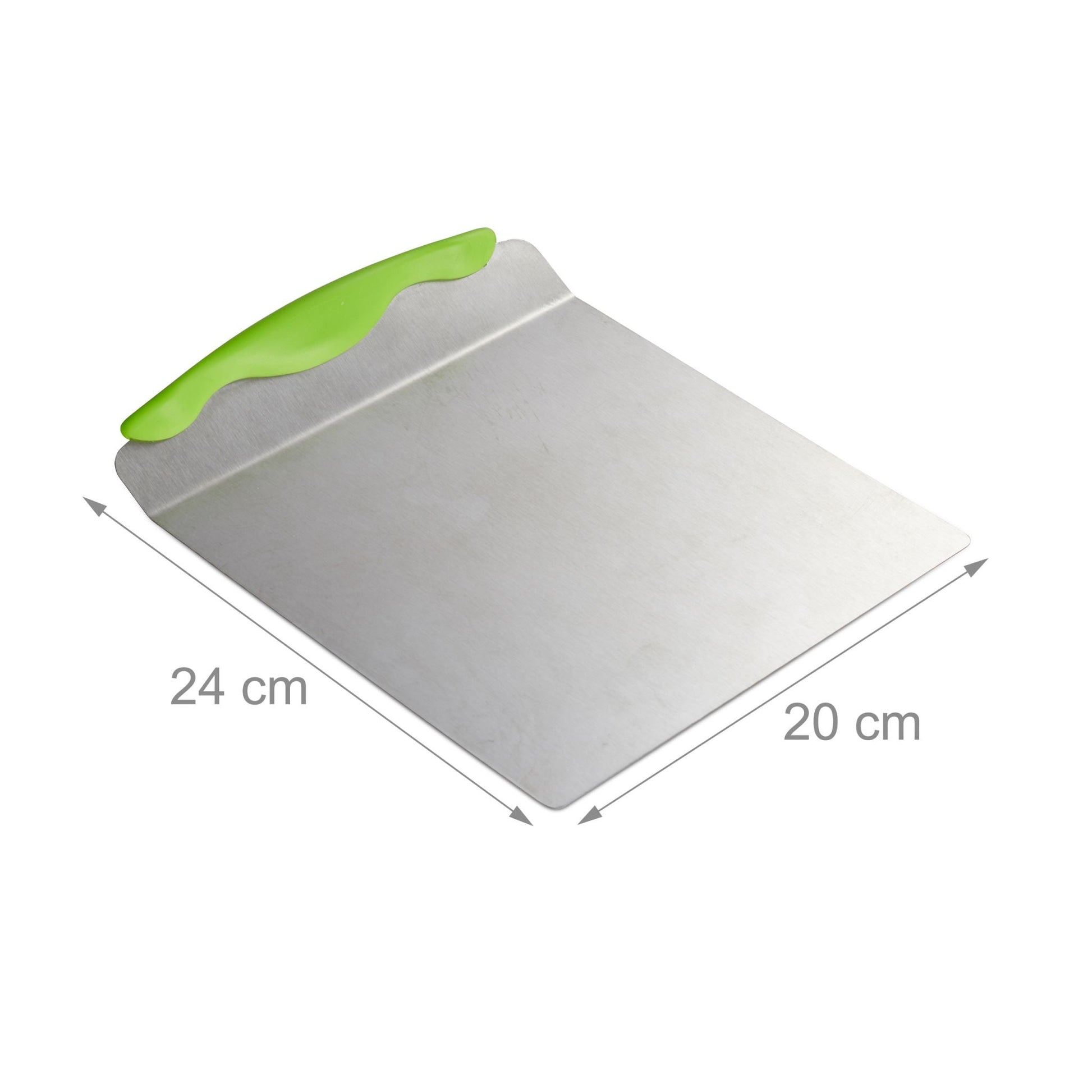 Kuchenheber Edelstahl Grün-Silber von Relaxdays