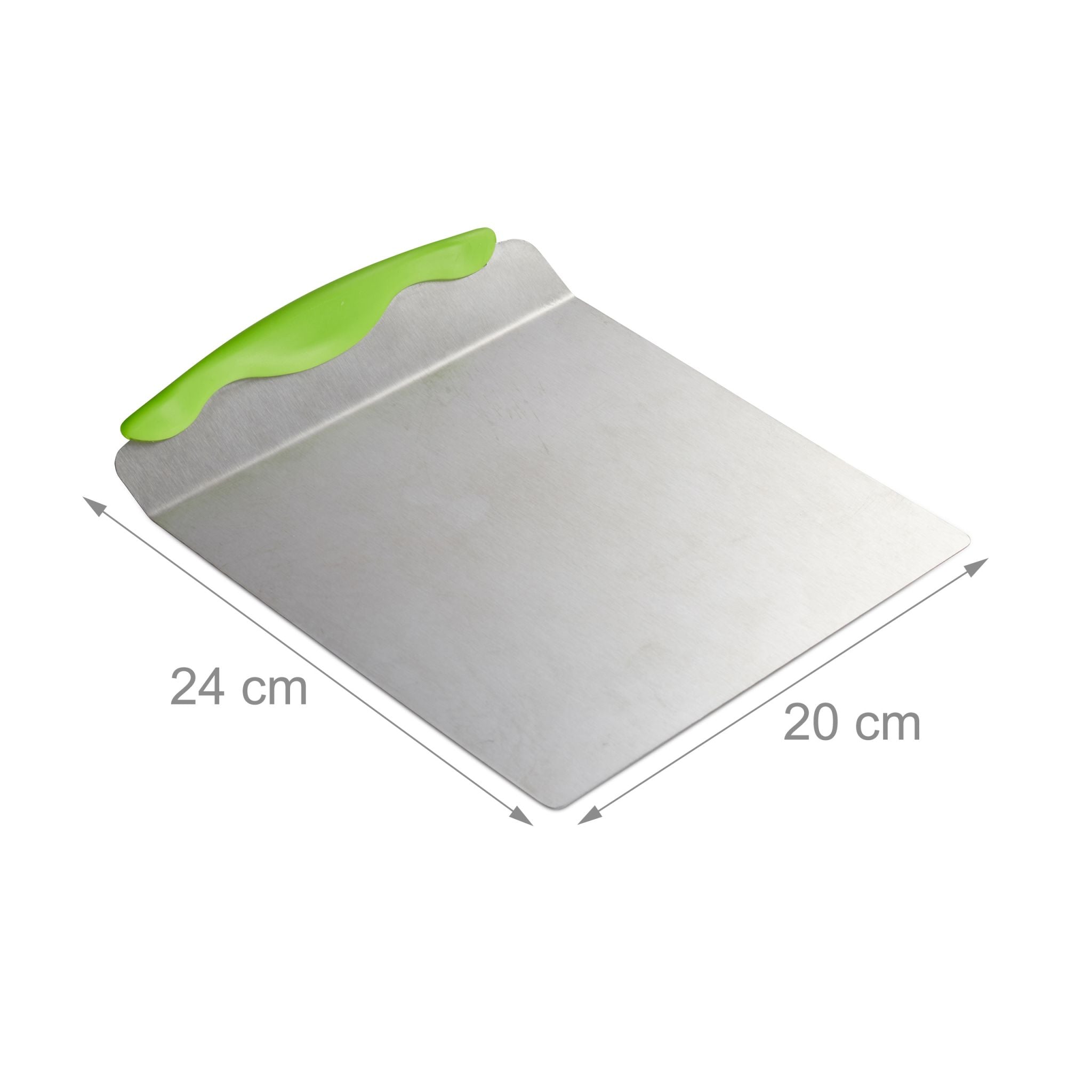 Kuchenheber Edelstahl Grün-Silber von Relaxdays