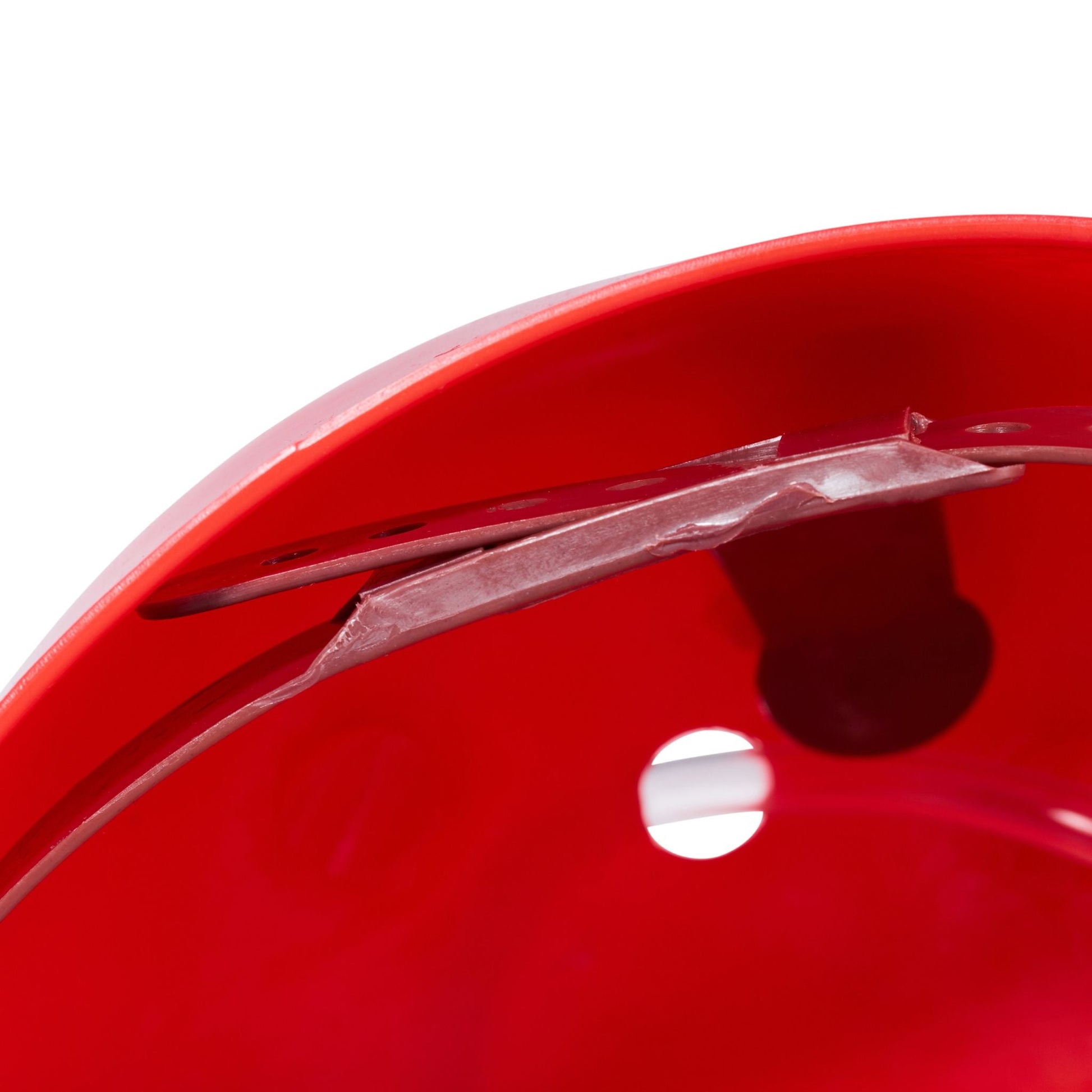 Party Trinkhelm Rot-Schwarz-Transparent von Relaxdays