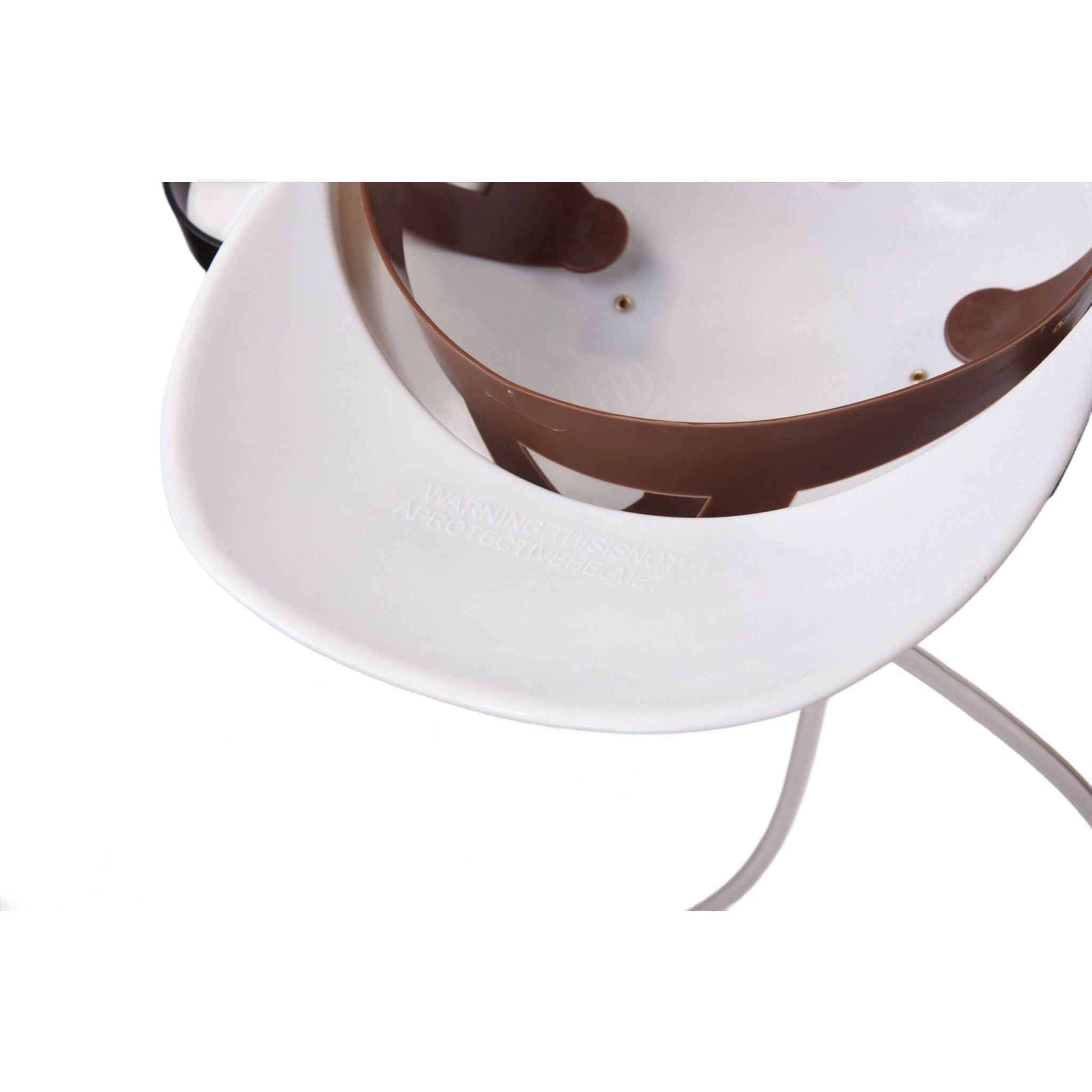 Party Trinkhelm Weiss-Schwarz-Transparent von Relaxdays