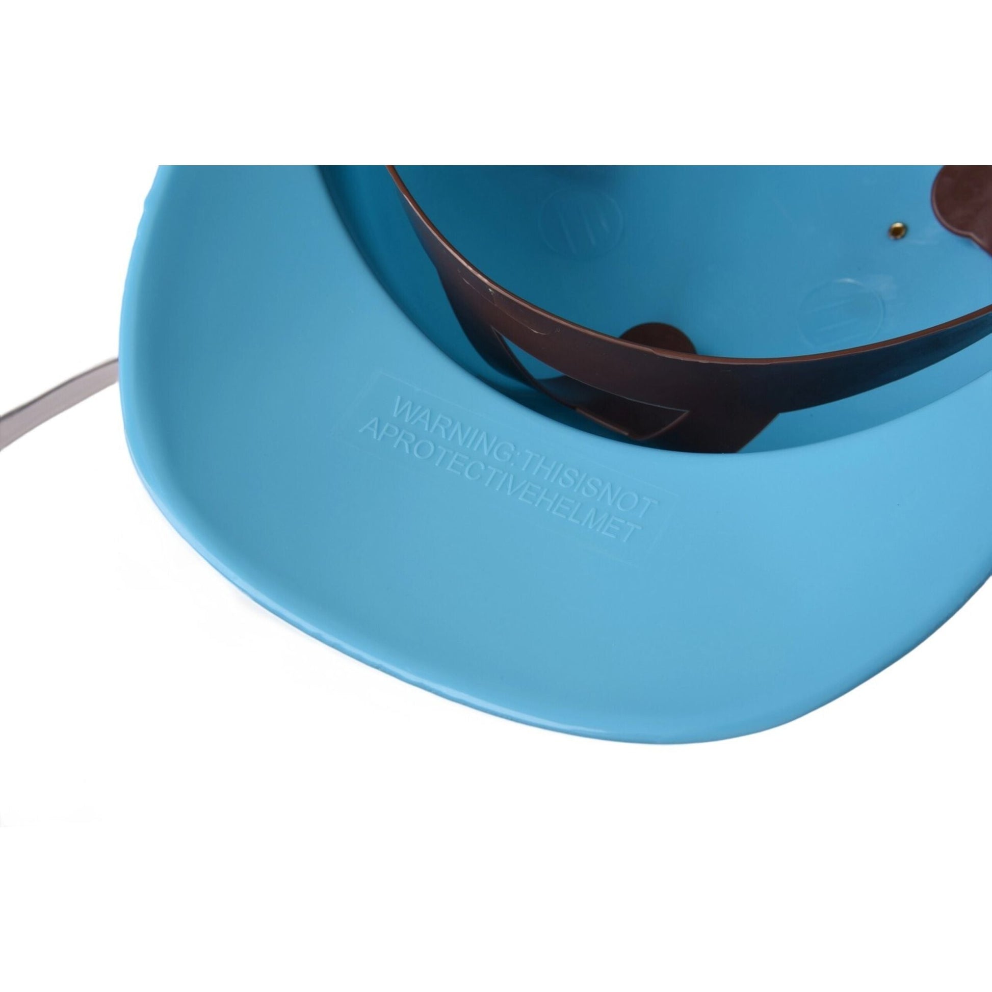 Party Trinkhelm Hellblau-Schwarz-Transparent von Relaxdays