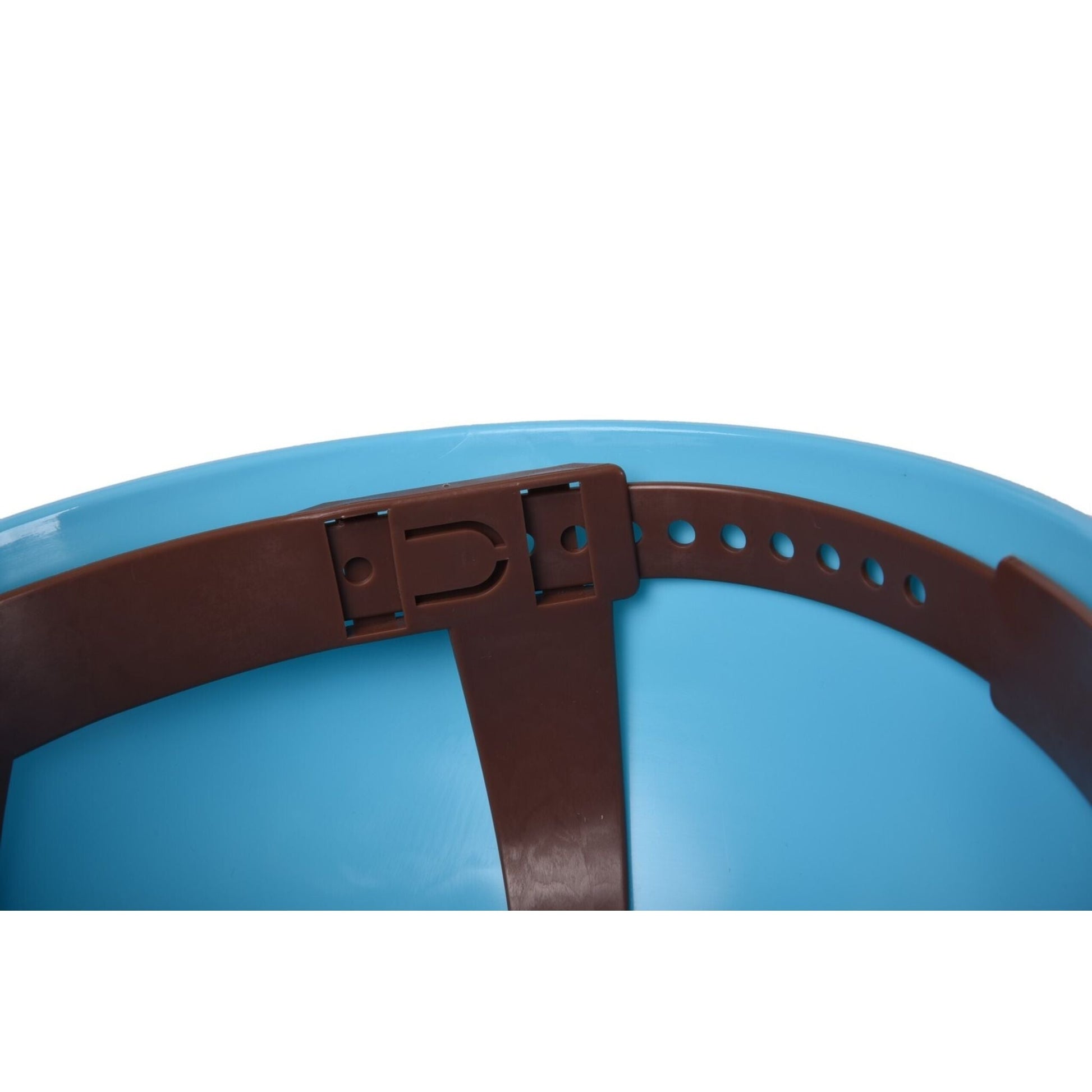 Party Trinkhelm Hellblau-Schwarz-Transparent von Relaxdays