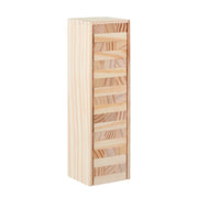 Wackelturm Holz Hellbraun von Relaxdays
