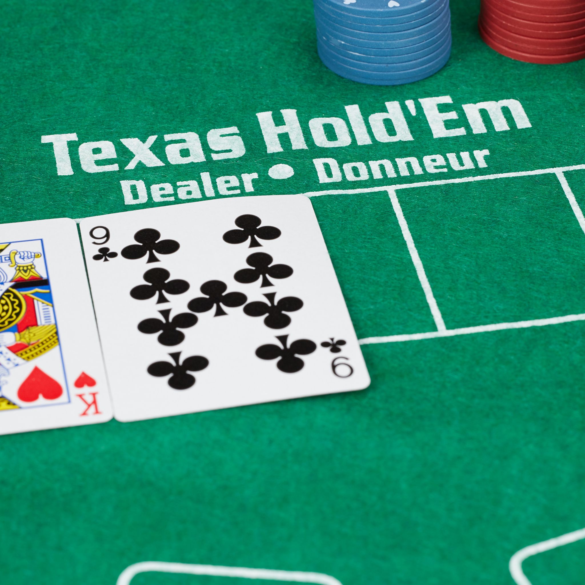 Pokerset gross Weiss-Grün-Schwarz von Relaxdays