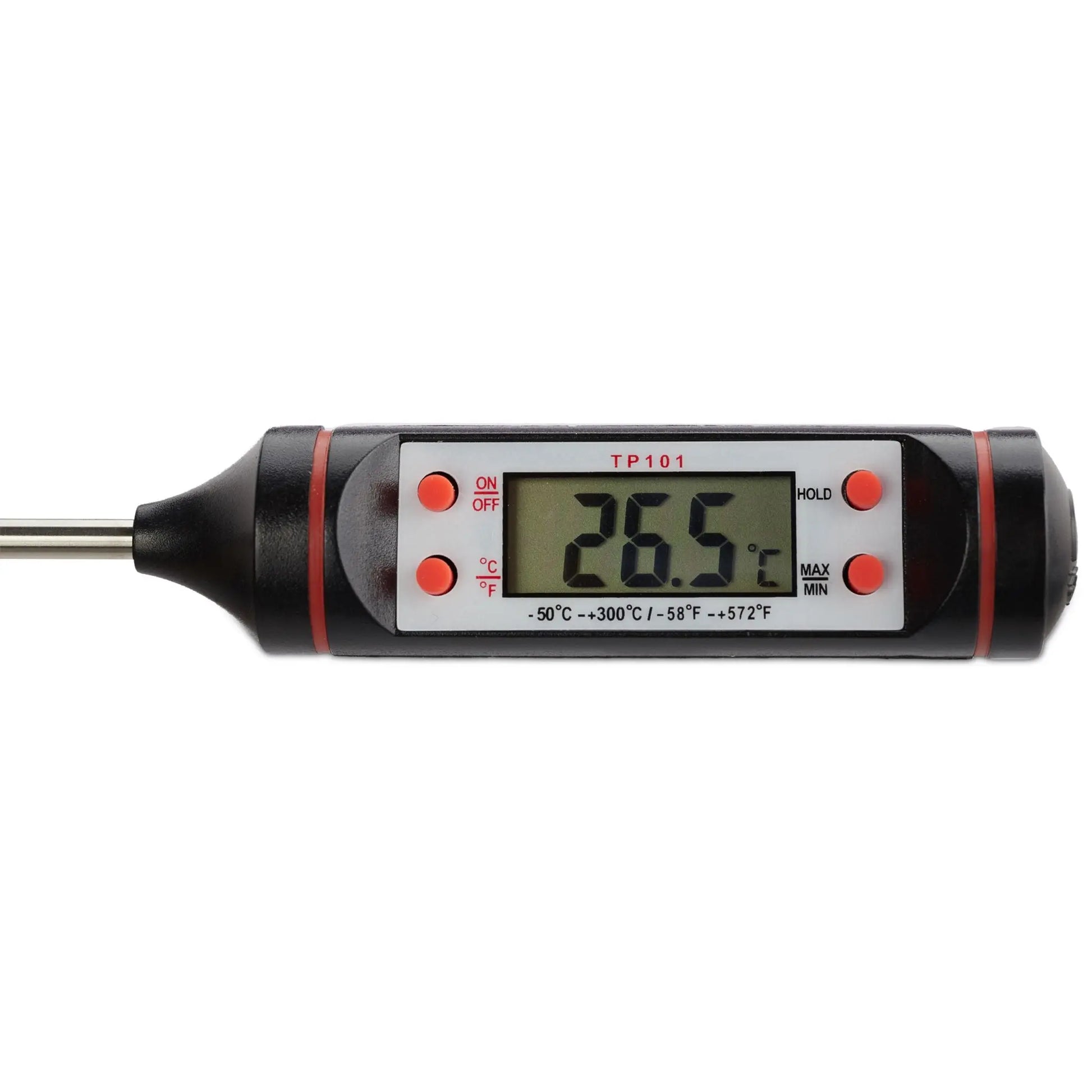Küchenthermometer digital Silber von Relaxdays