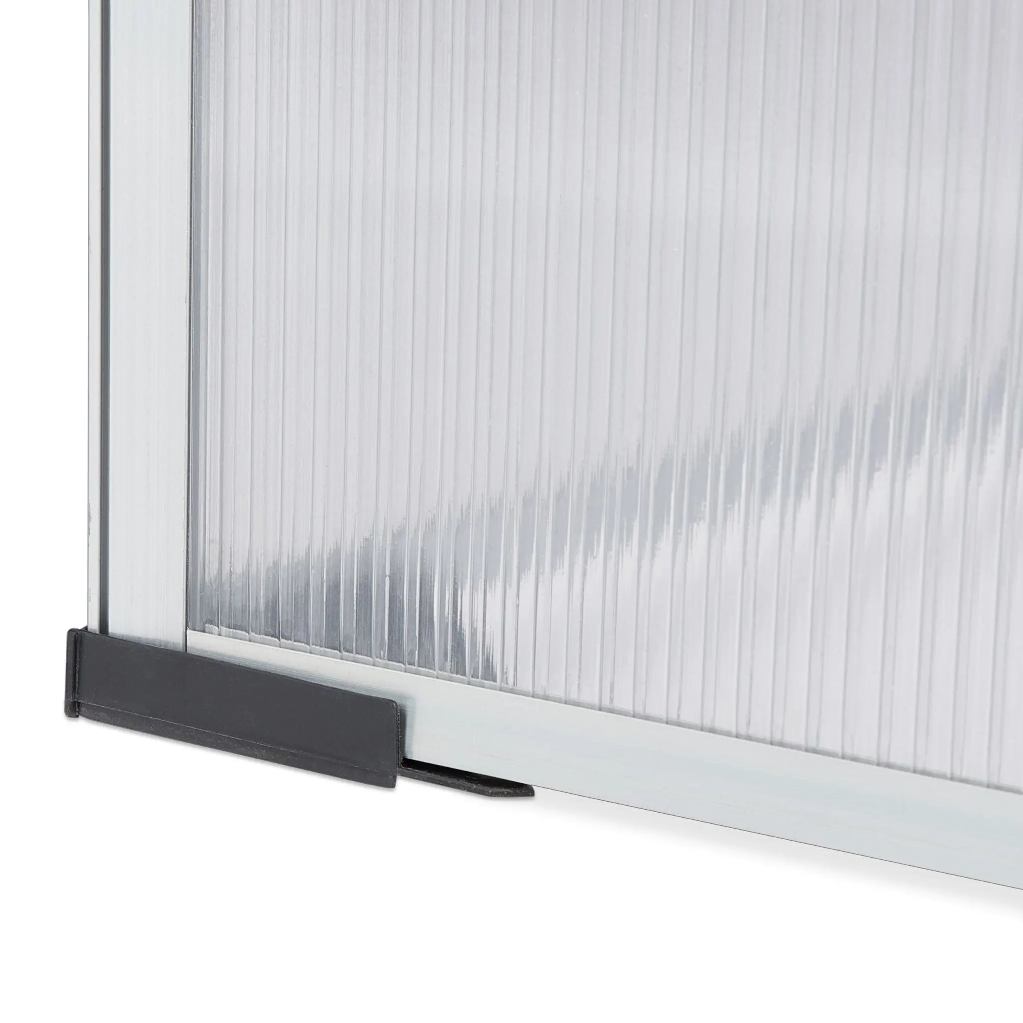 Frühbeet Alu Schwarz-Transparent von Relaxdays