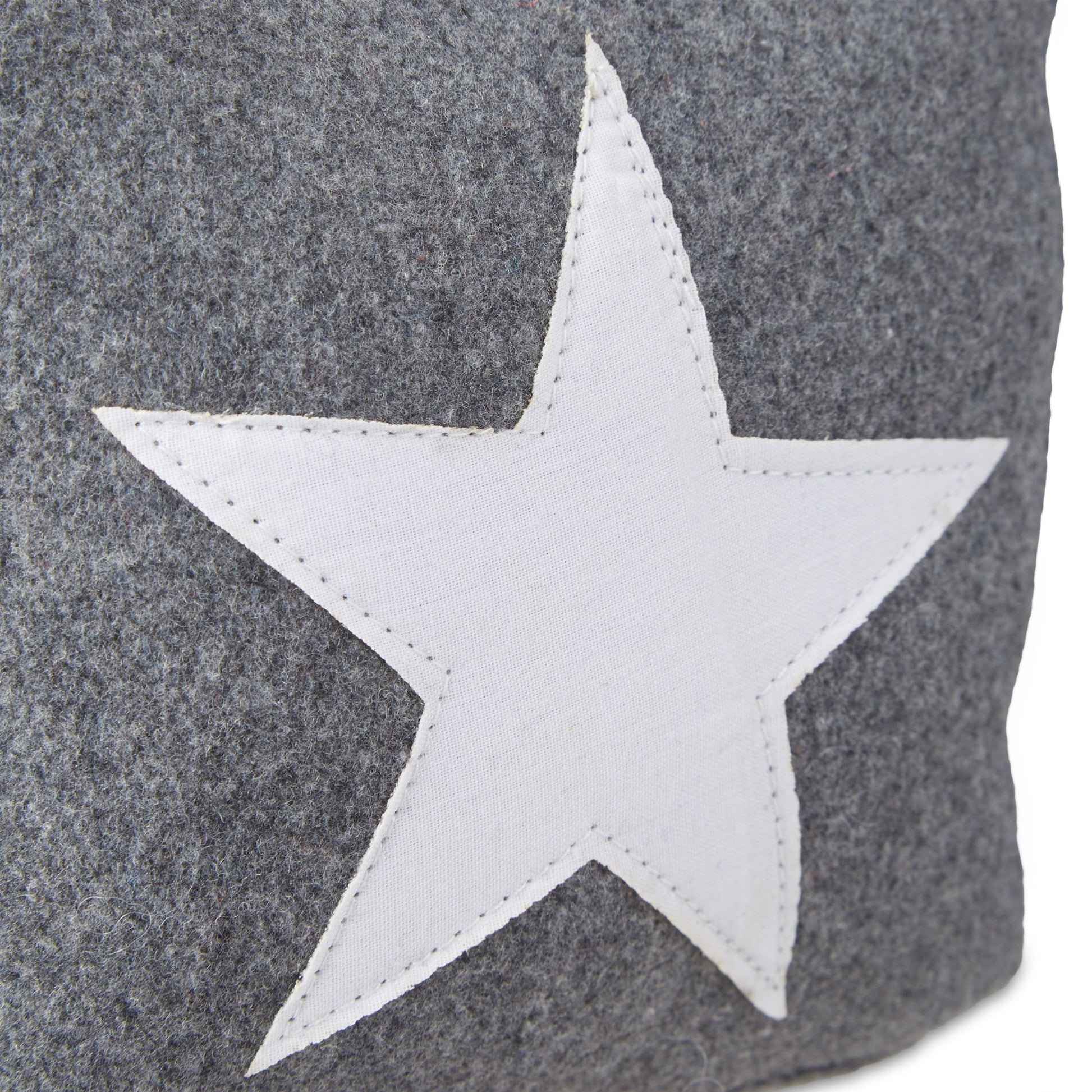 Türstopper Stern mit Griff Weiss-Grau von Relaxdays