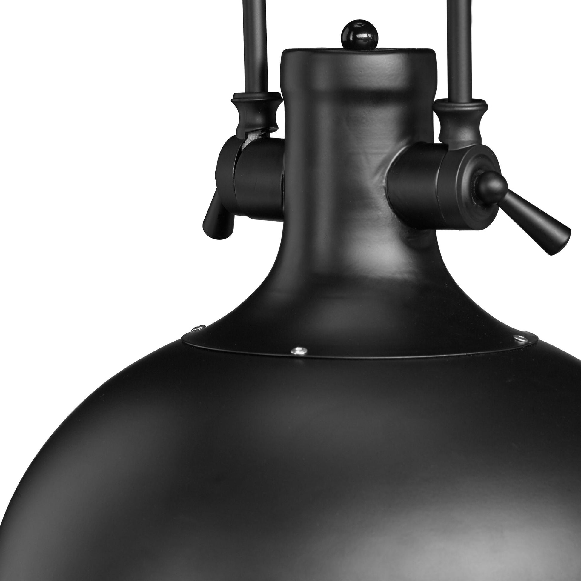 Industrie Hängelampe Retro Design Schwarz von Relaxdays