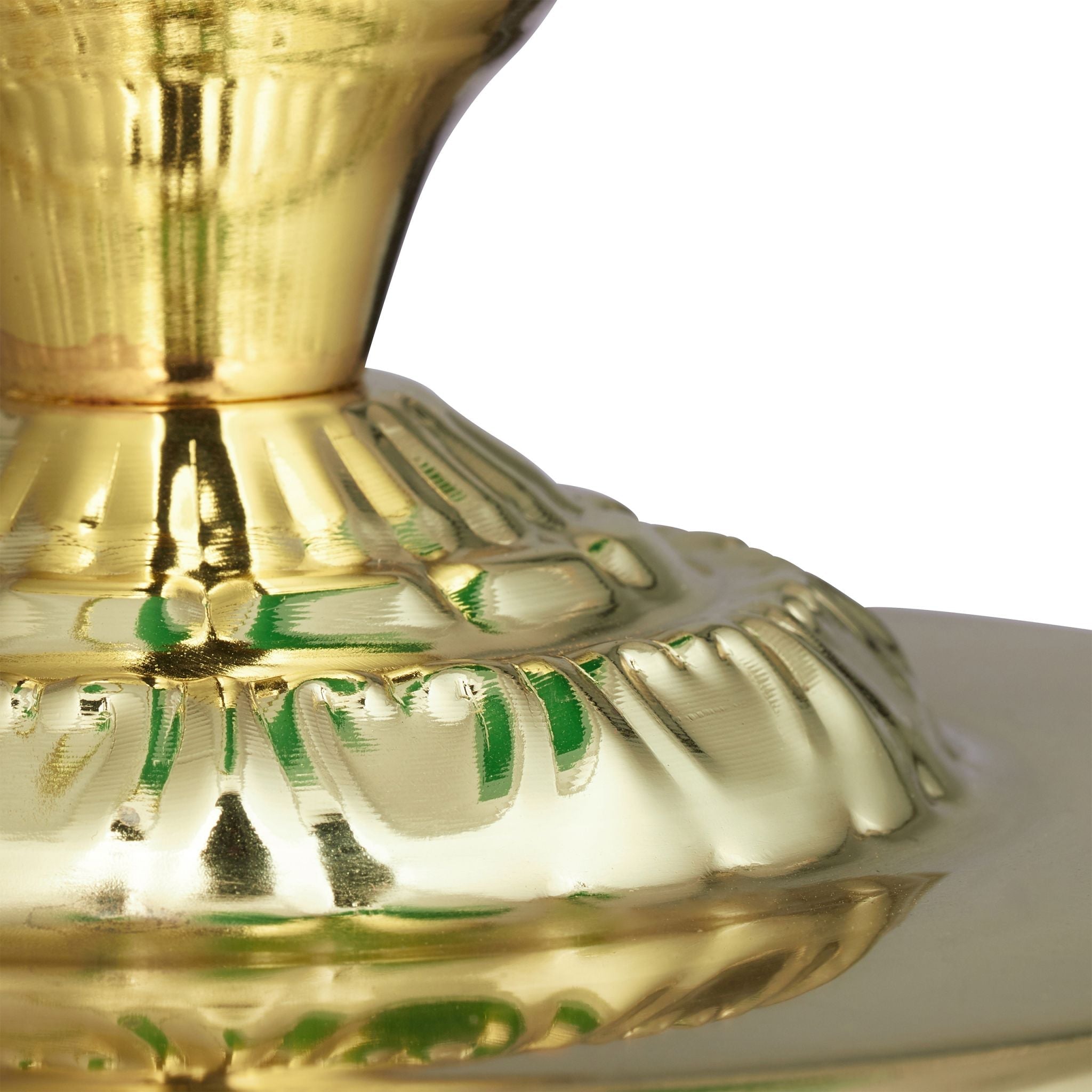 Bankerlampe mit Zugschalter Gold-Grün-Schwarz von Relaxdays